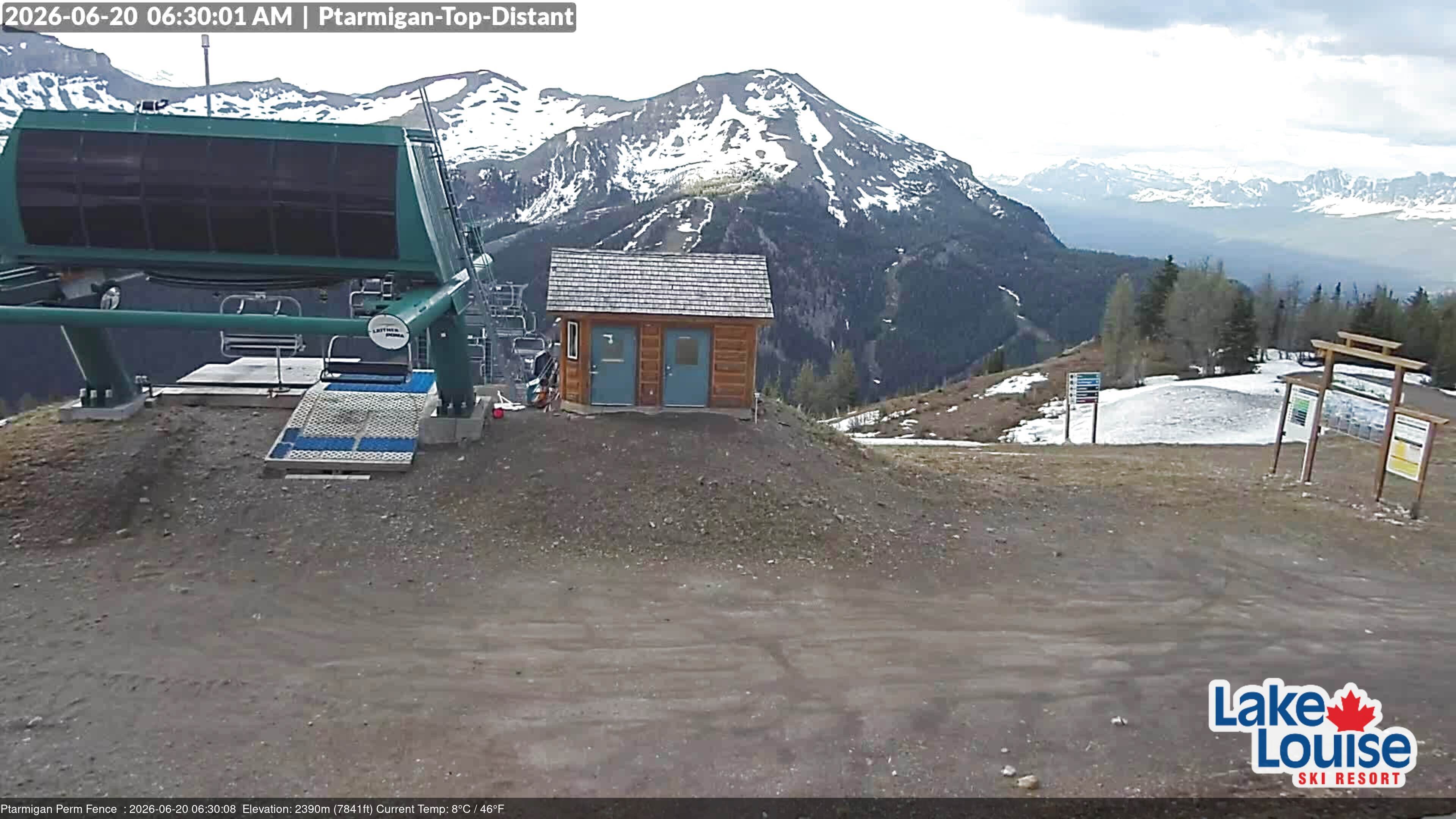 Archiv Foto Webcam Ausblick Chateau Lake Louise