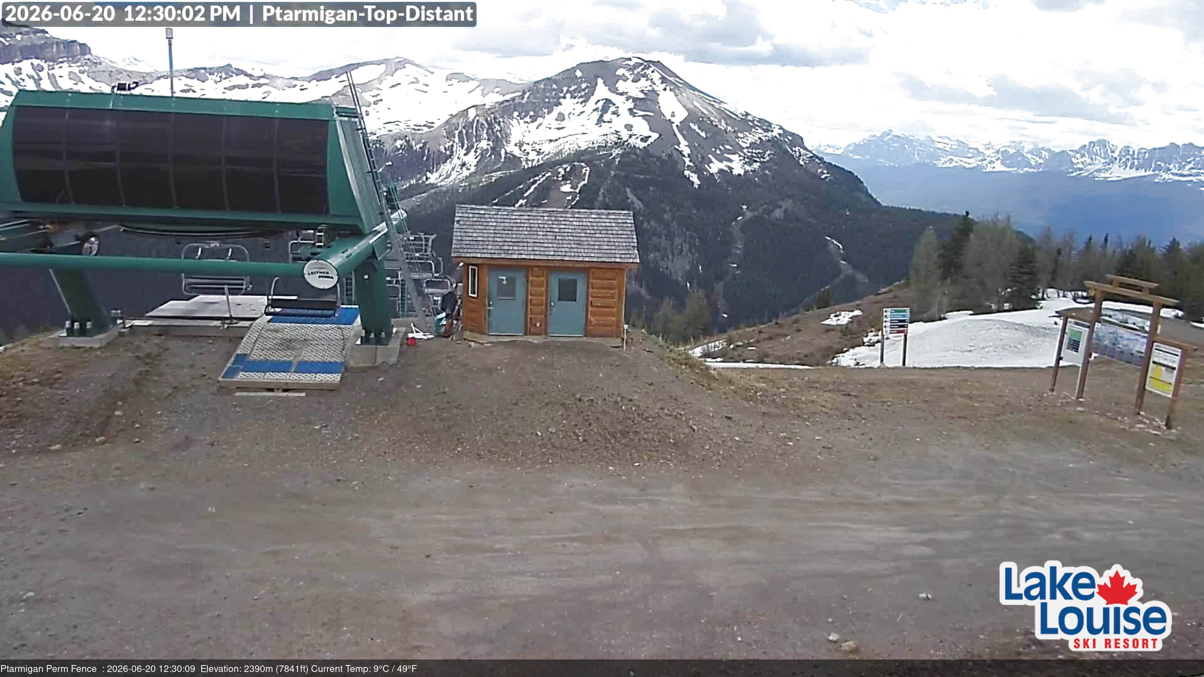 Archiv Foto Webcam Ausblick Chateau Lake Louise