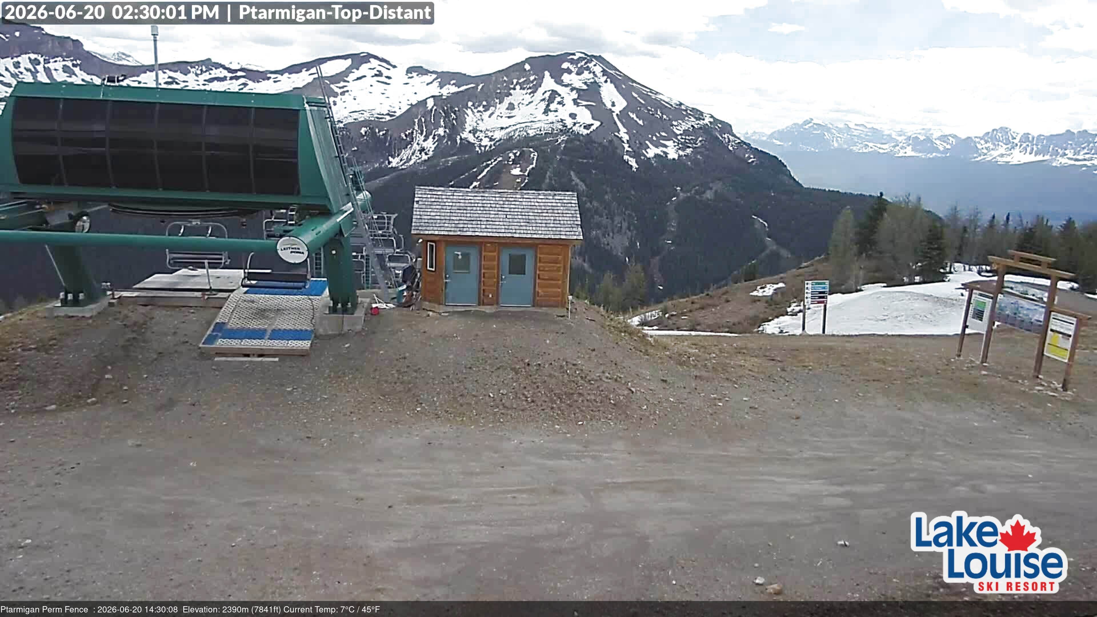 Archiv Foto Webcam Ausblick Chateau Lake Louise