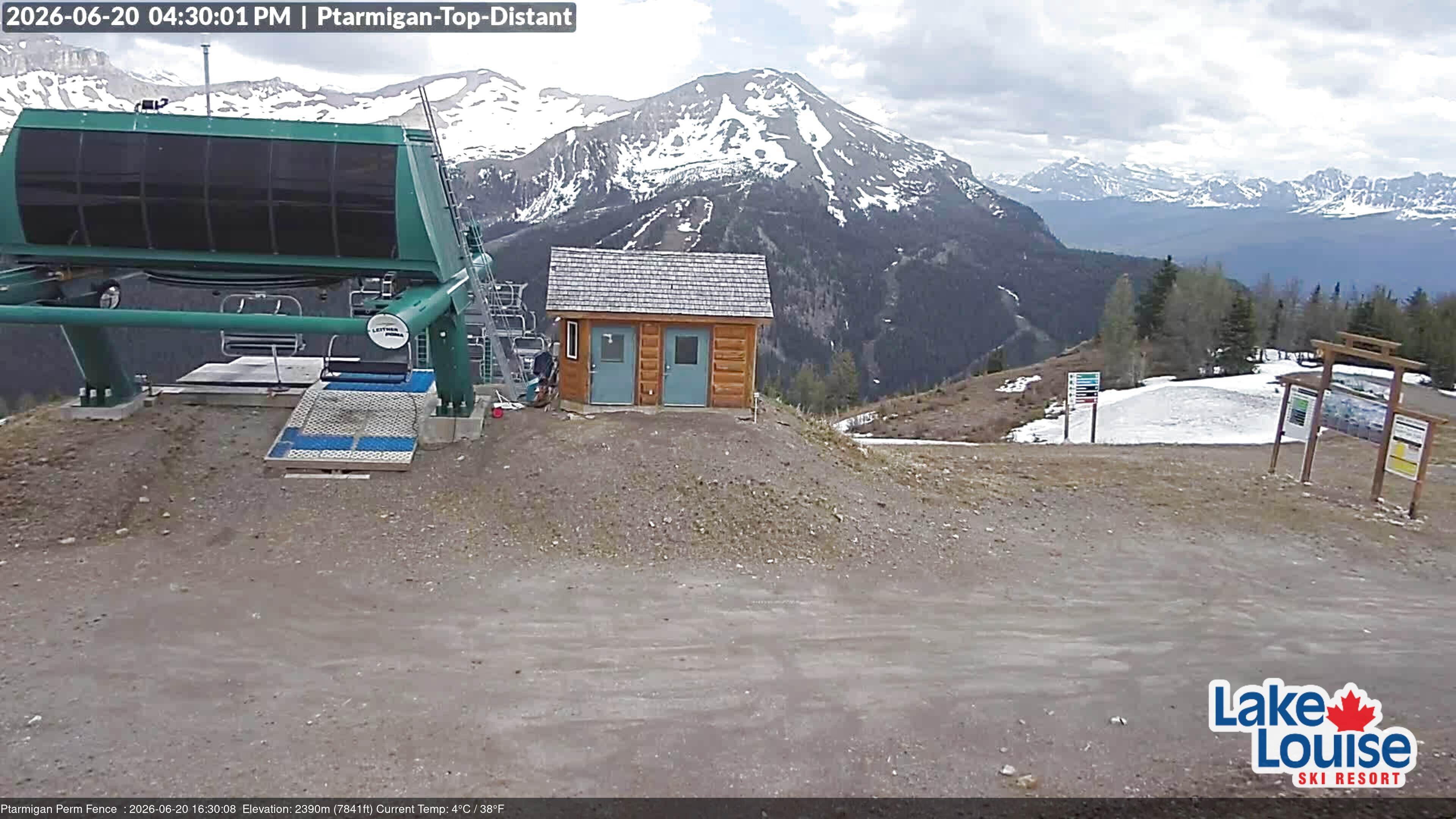 Archiv Foto Webcam Ausblick Chateau Lake Louise