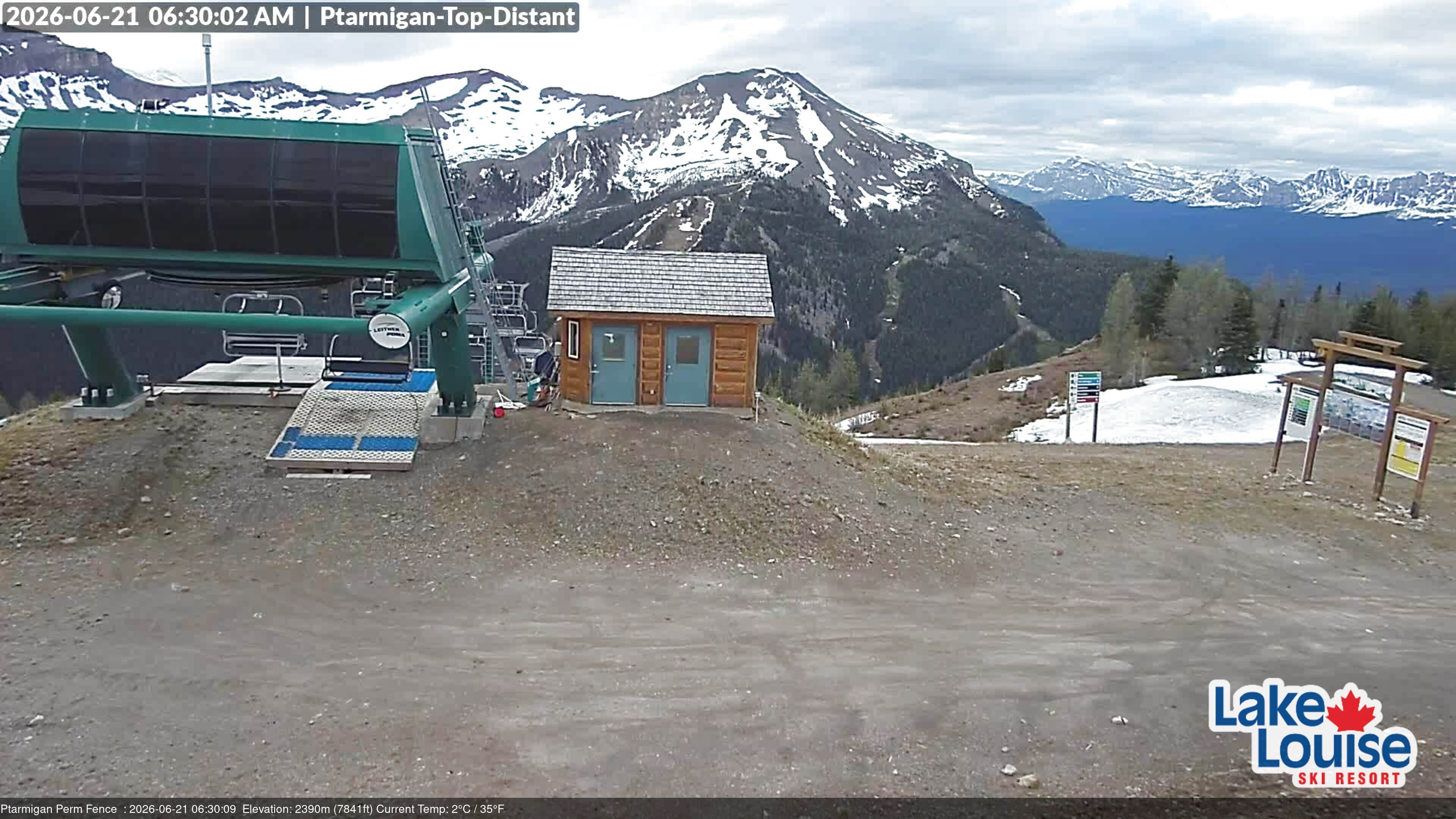 Archiv Foto Webcam Ausblick Chateau Lake Louise