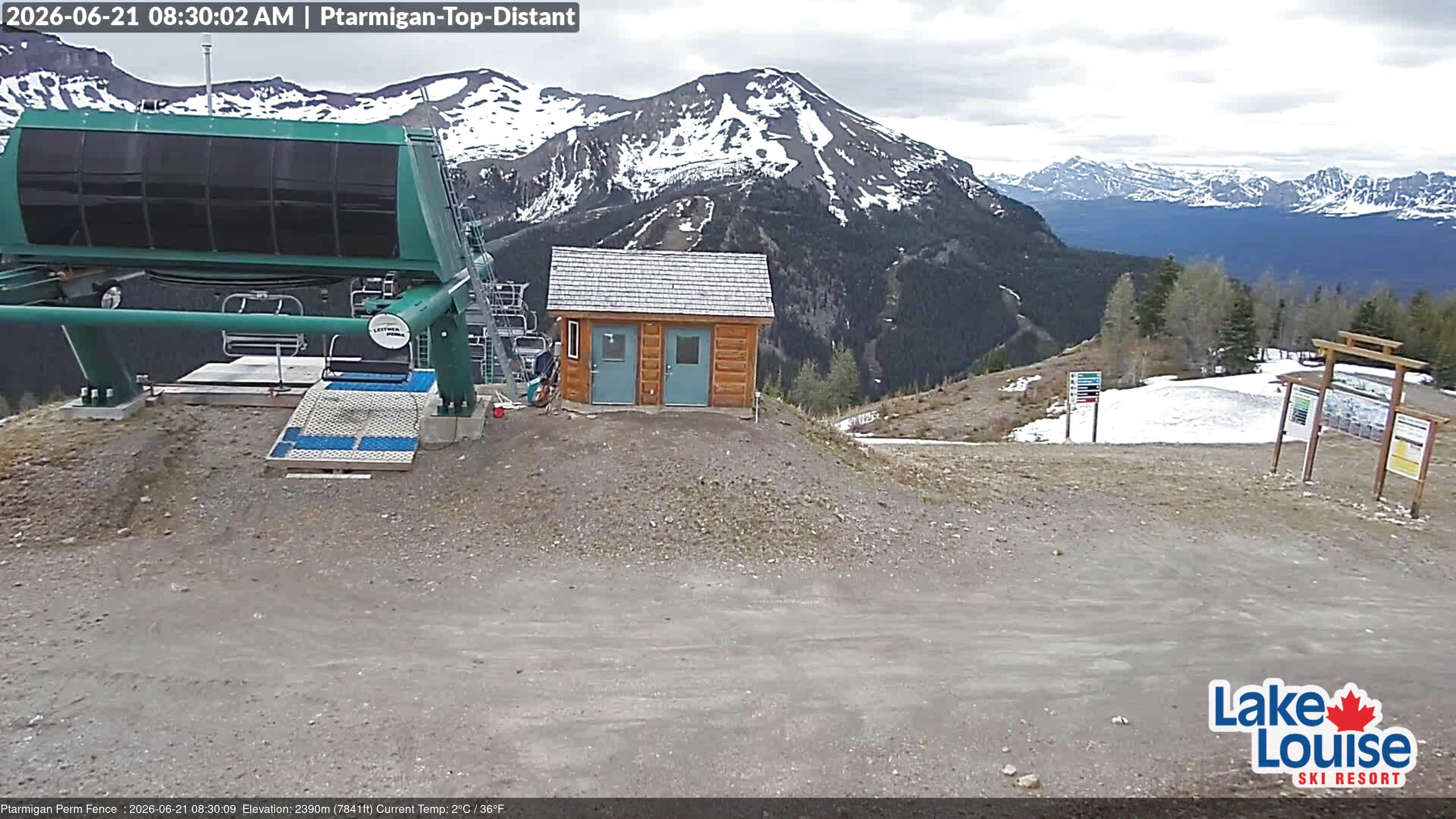 Archiv Foto Webcam Ausblick Chateau Lake Louise