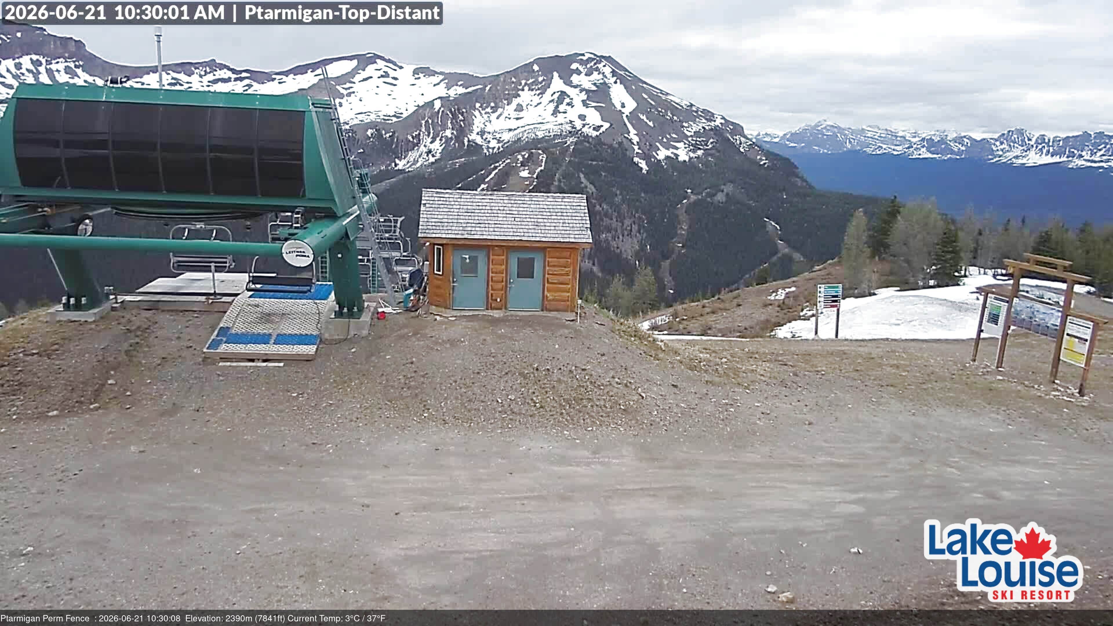 Archiv Foto Webcam Ausblick Chateau Lake Louise
