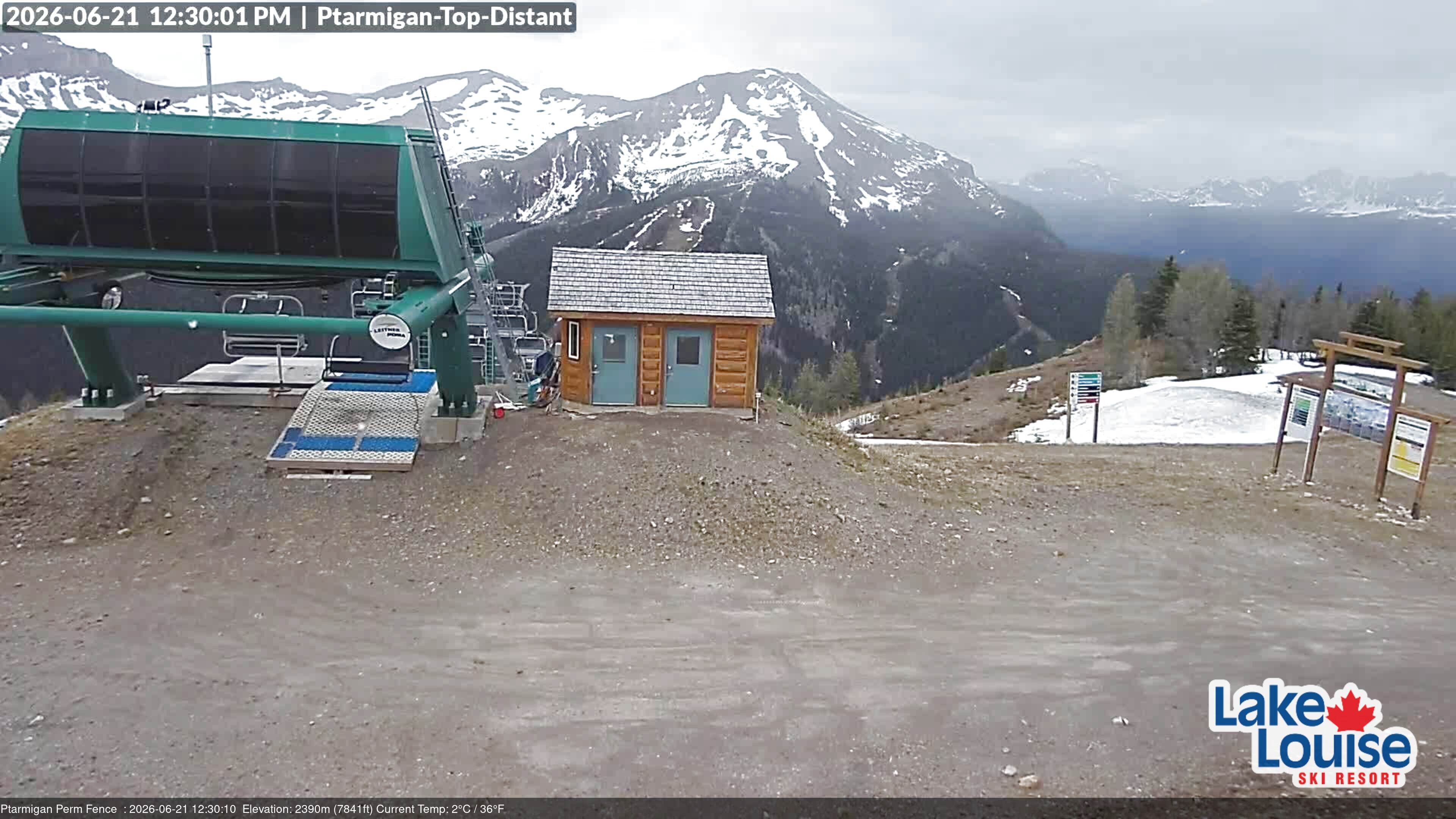 Archiv Foto Webcam Ausblick Chateau Lake Louise