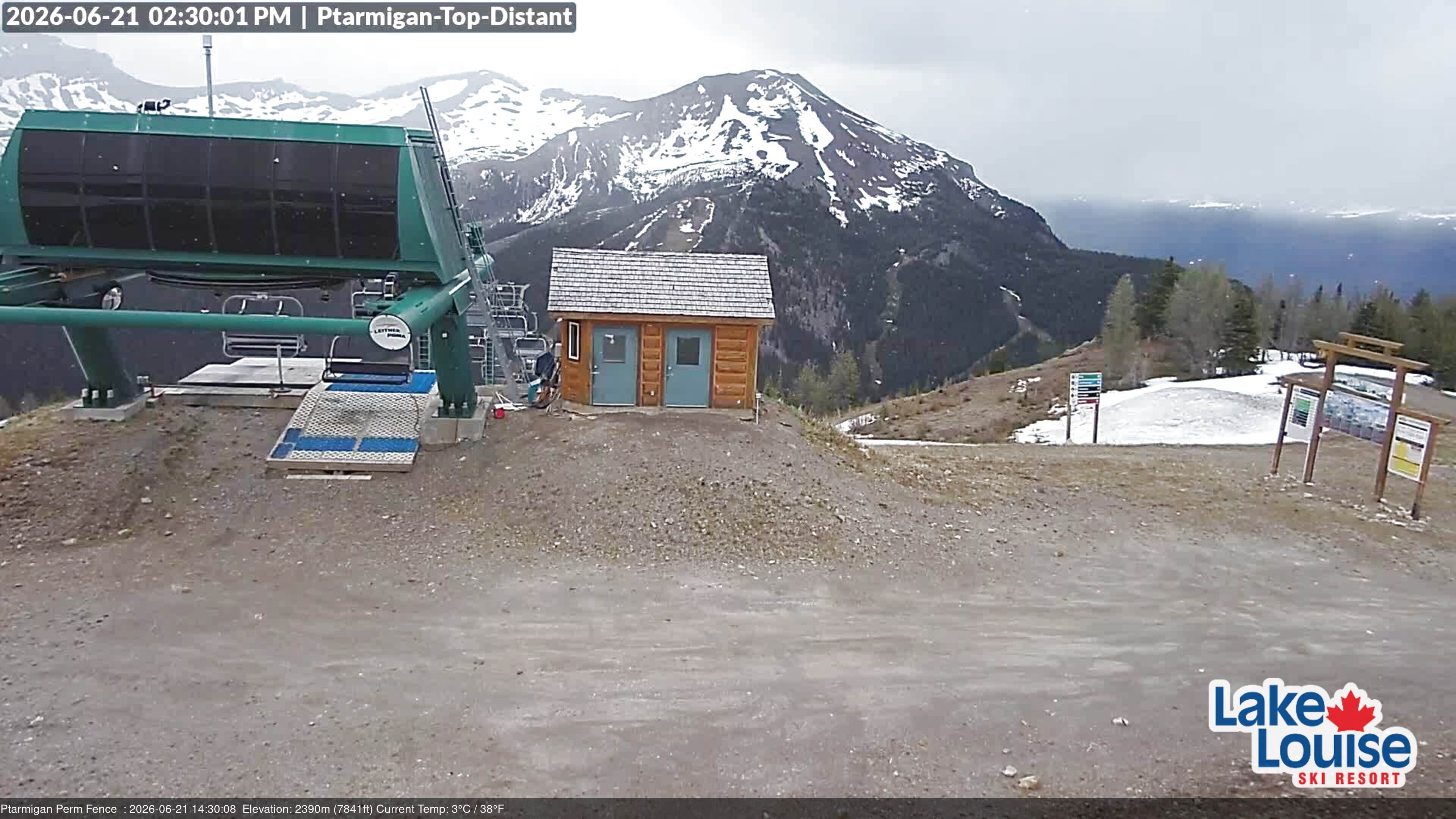 Archiv Foto Webcam Ausblick Chateau Lake Louise