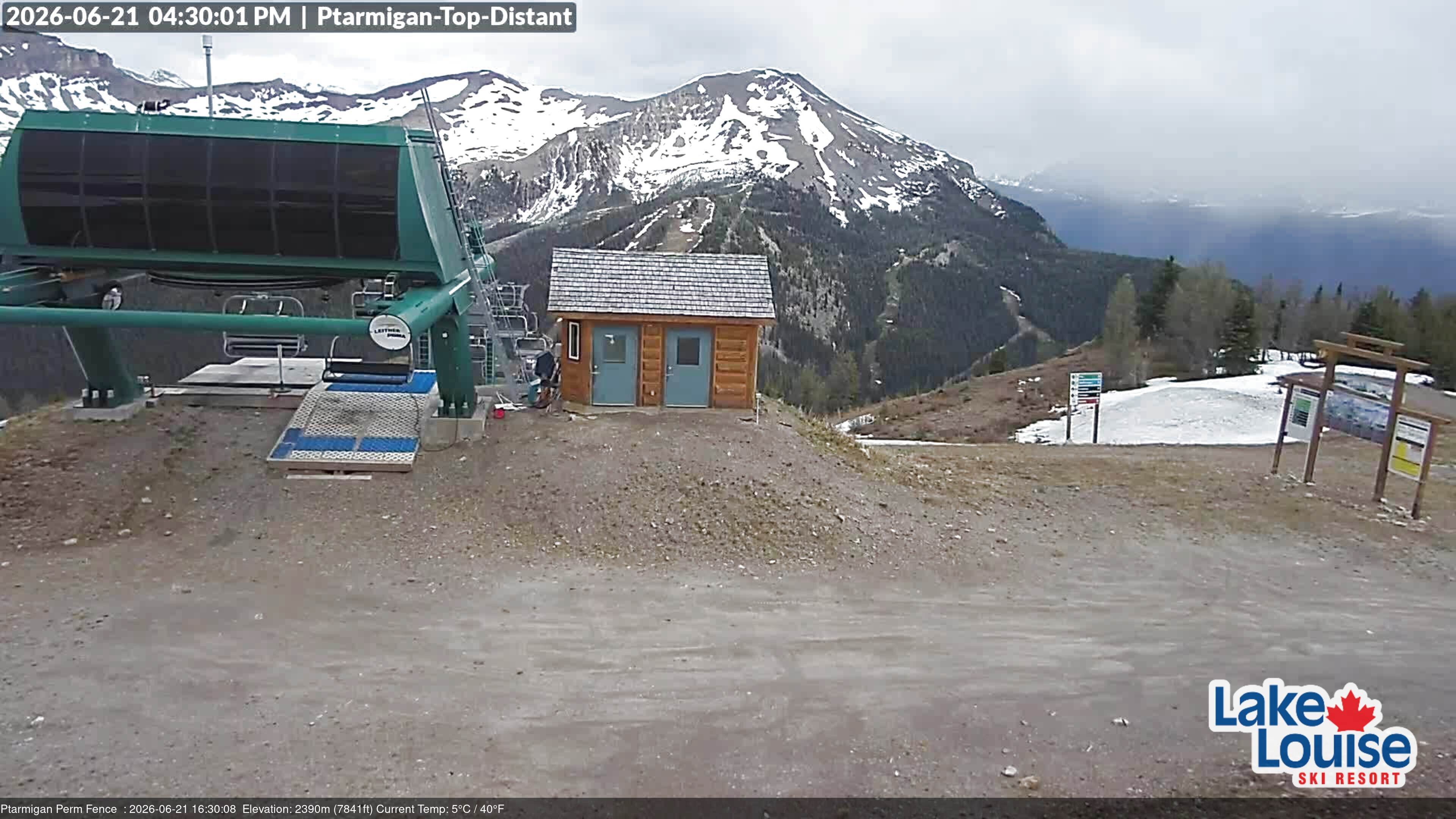 Archiv Foto Webcam Ausblick Chateau Lake Louise