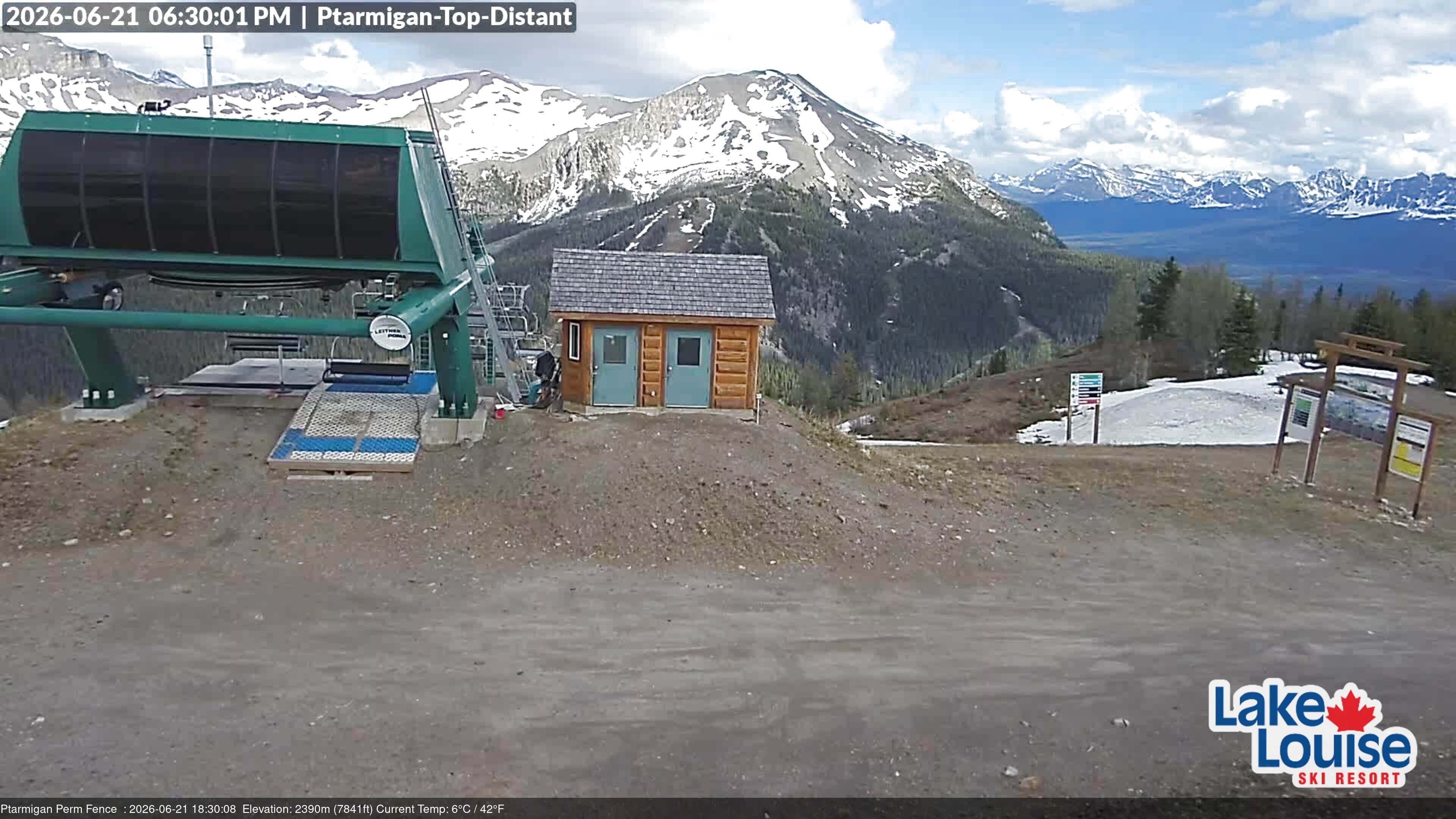 Archiv Foto Webcam Ausblick Chateau Lake Louise