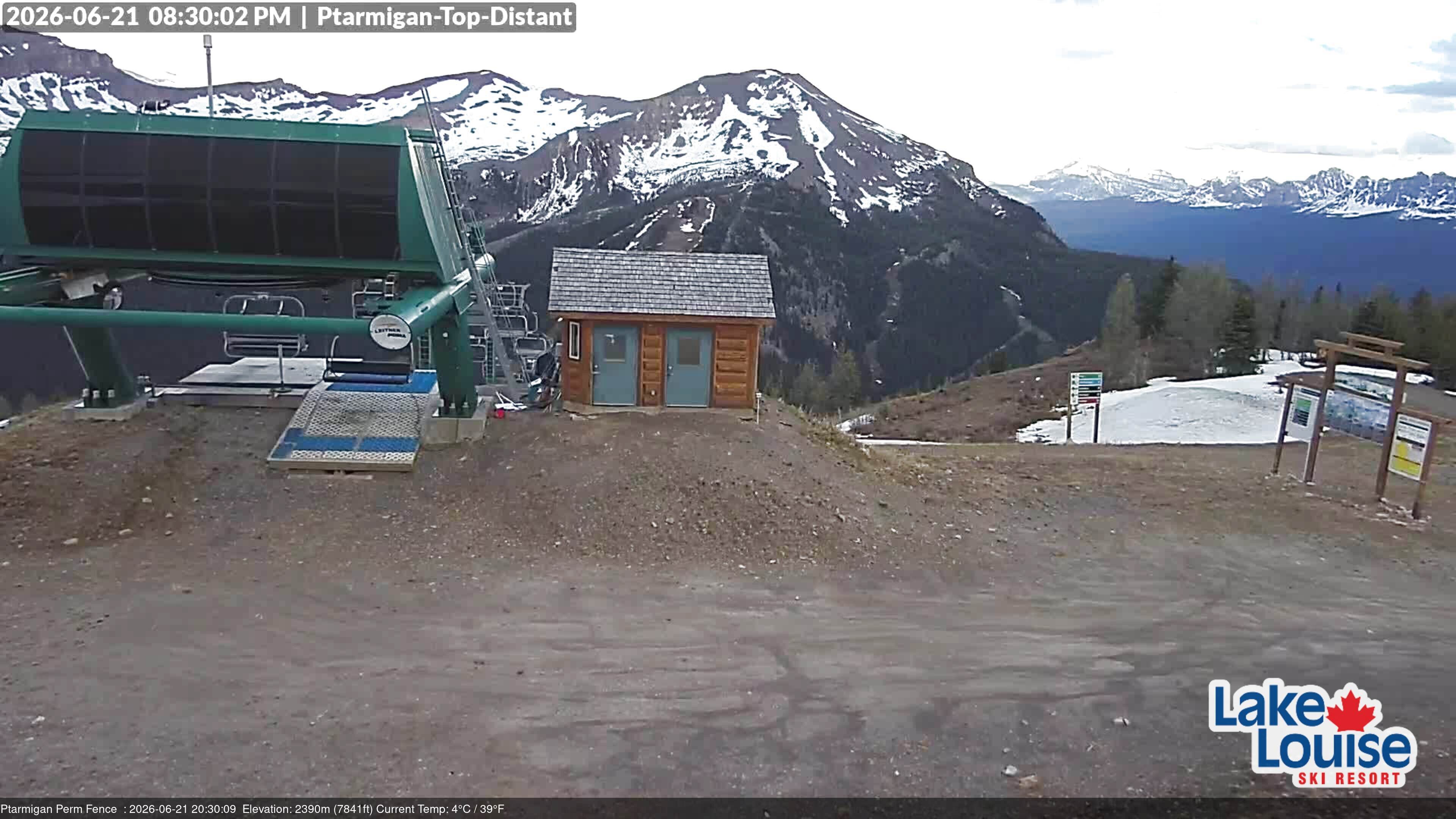 Archiv Foto Webcam Ausblick Chateau Lake Louise