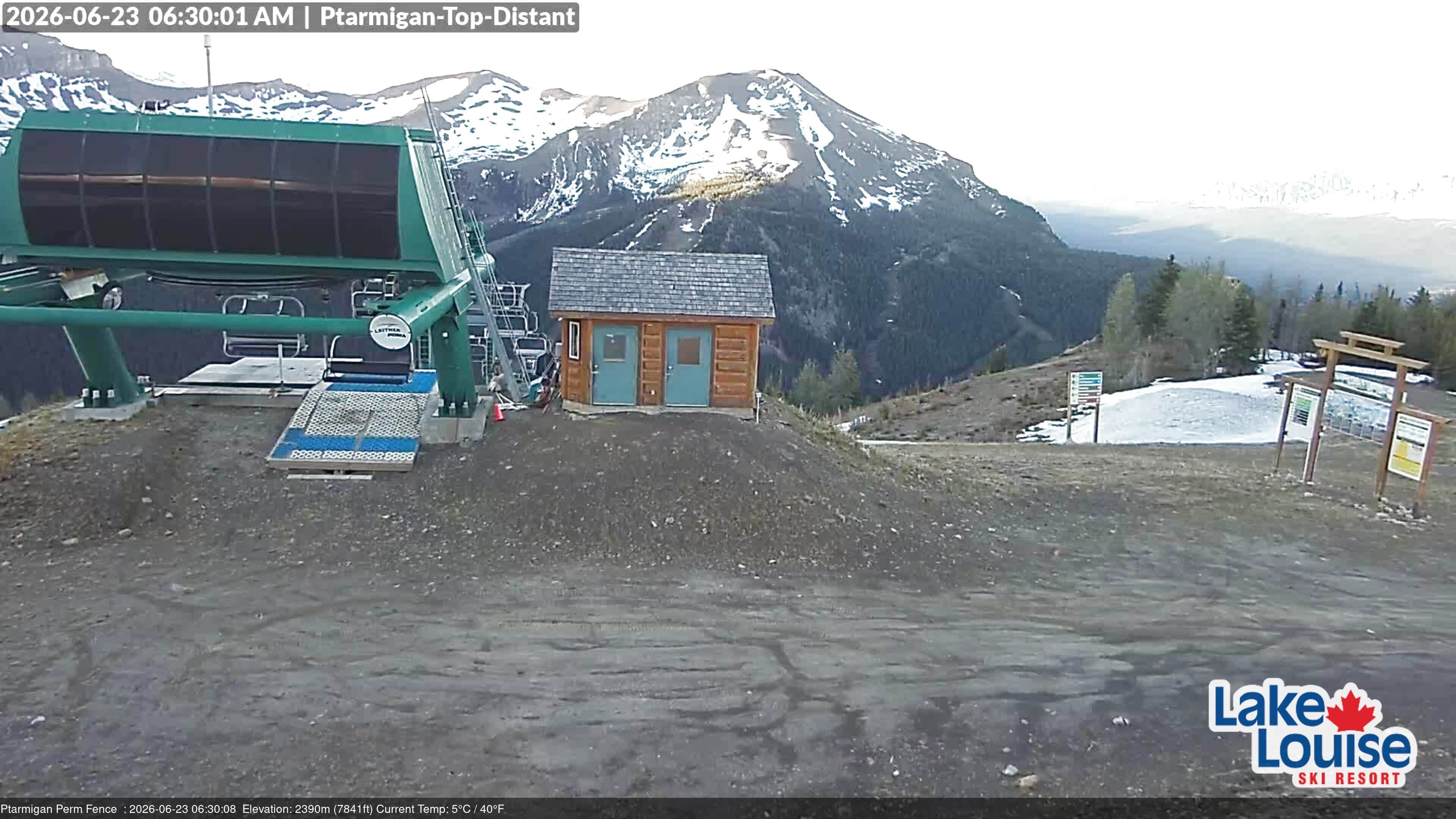 Archiv Foto Webcam Ausblick Chateau Lake Louise