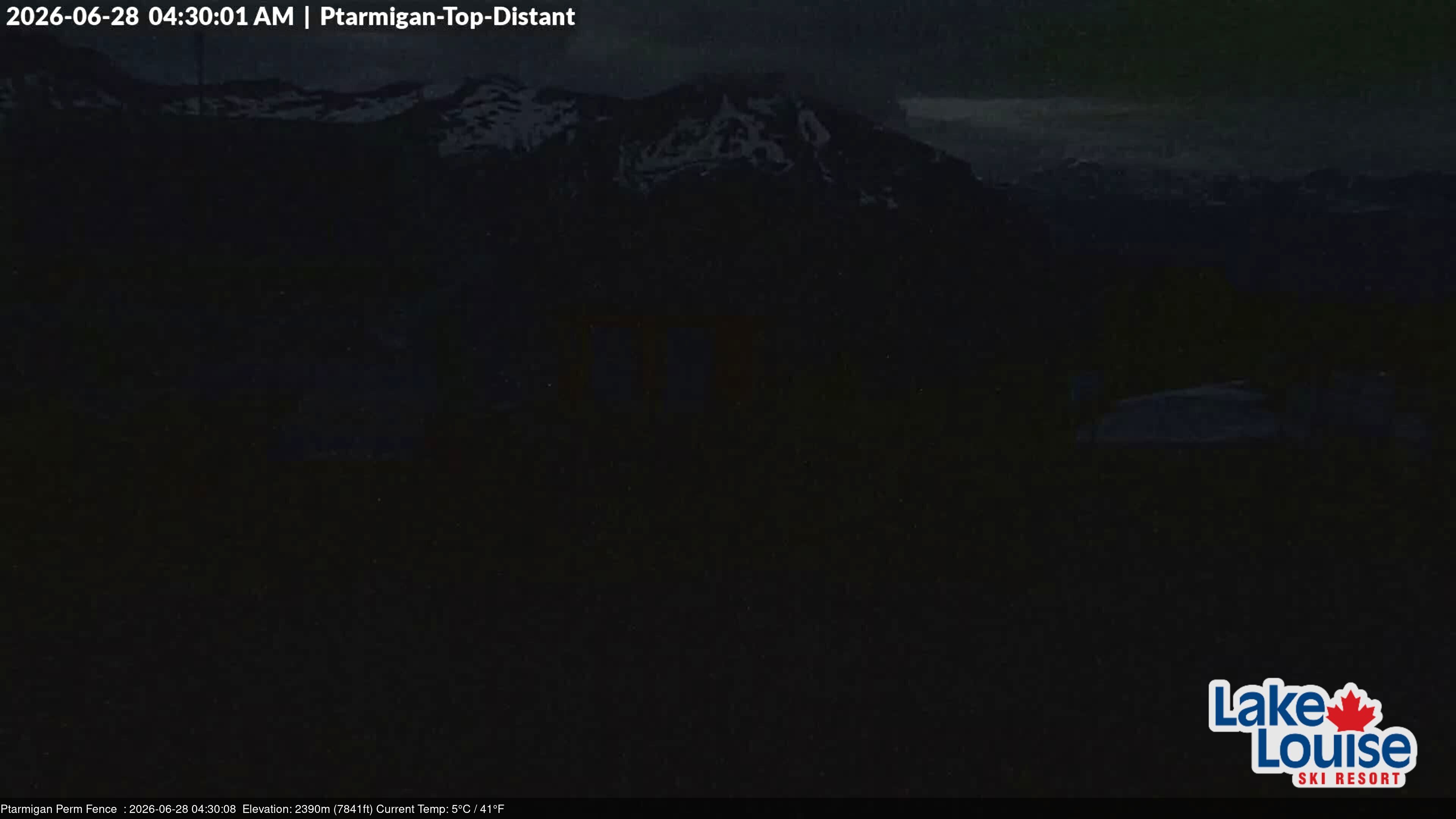 Archived image Webcam Outlook Chateau Lake Louise