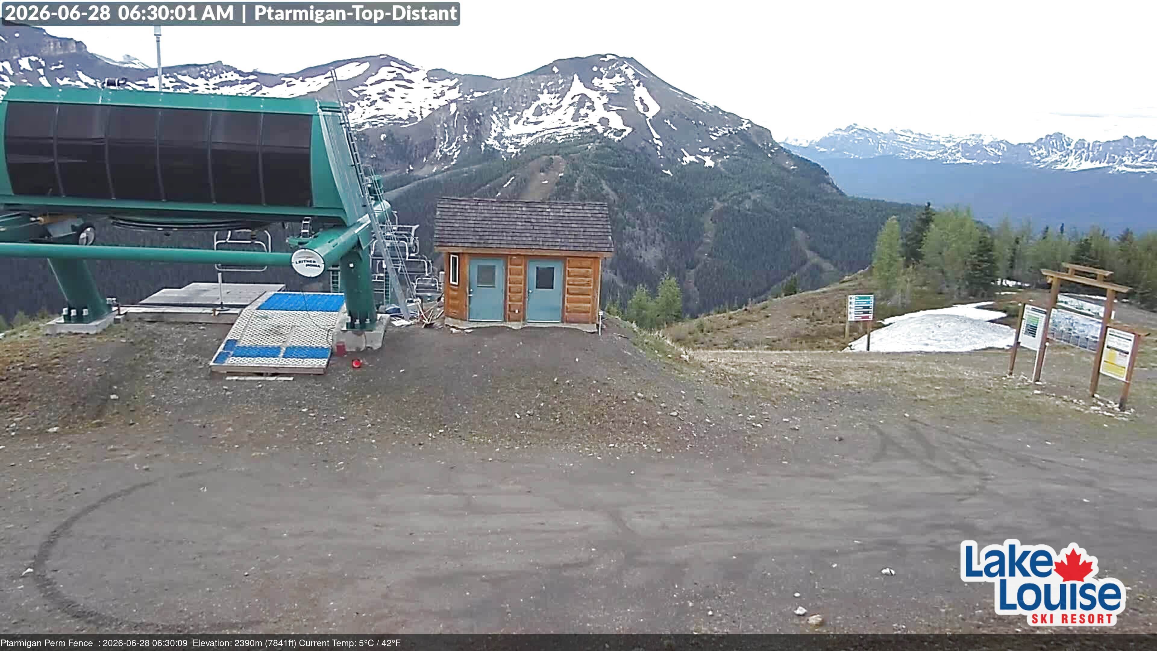 Archived image Webcam Outlook Chateau Lake Louise