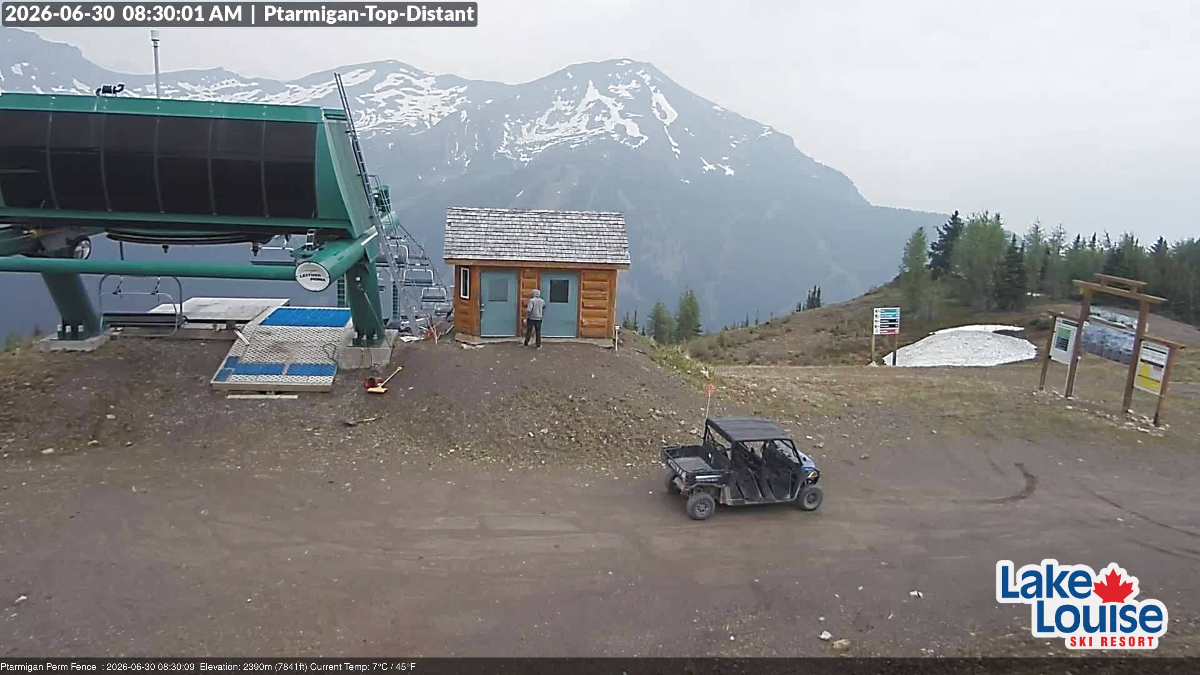 Archived image Webcam Outlook Chateau Lake Louise