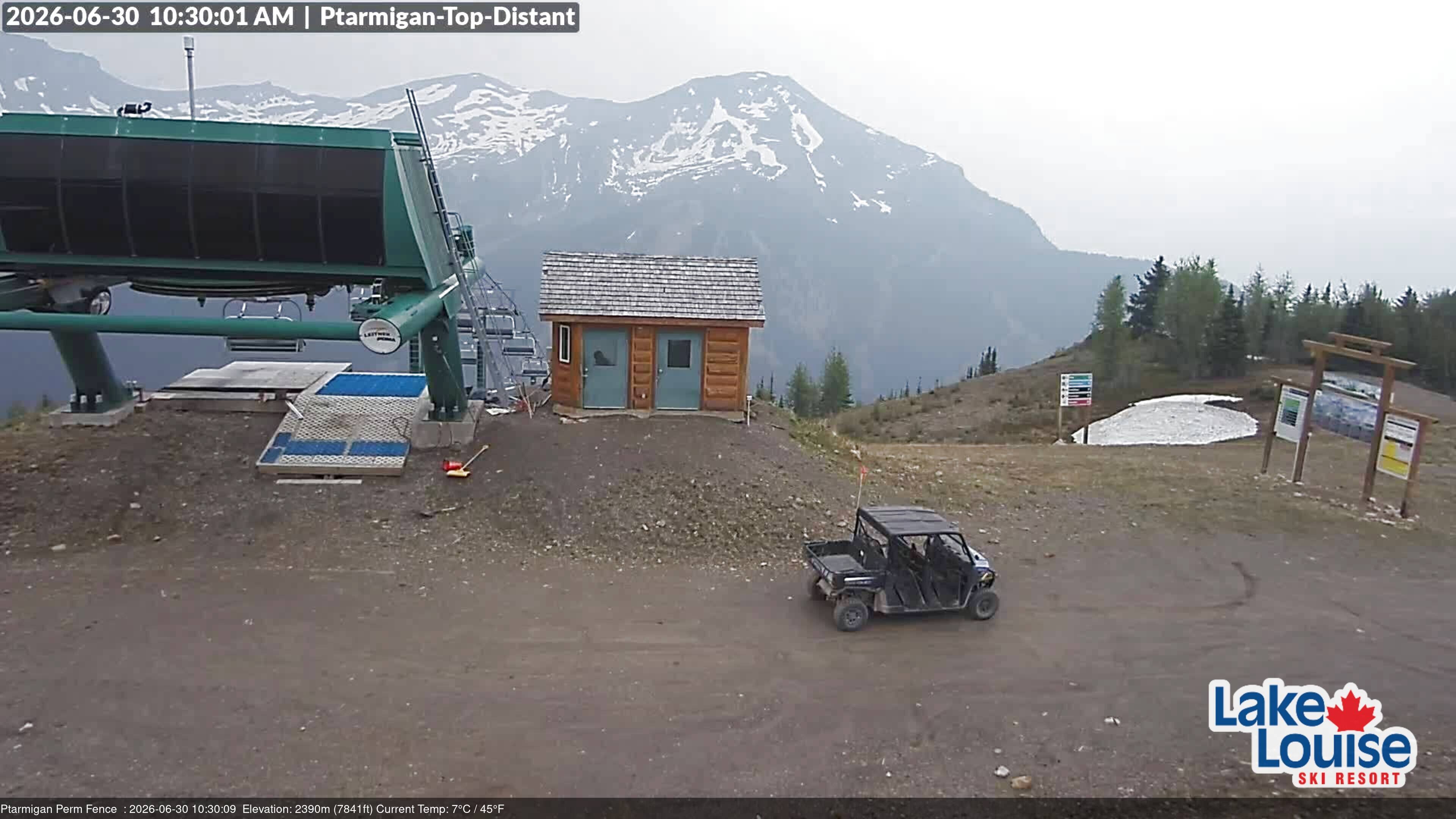Archived image Webcam Outlook Chateau Lake Louise