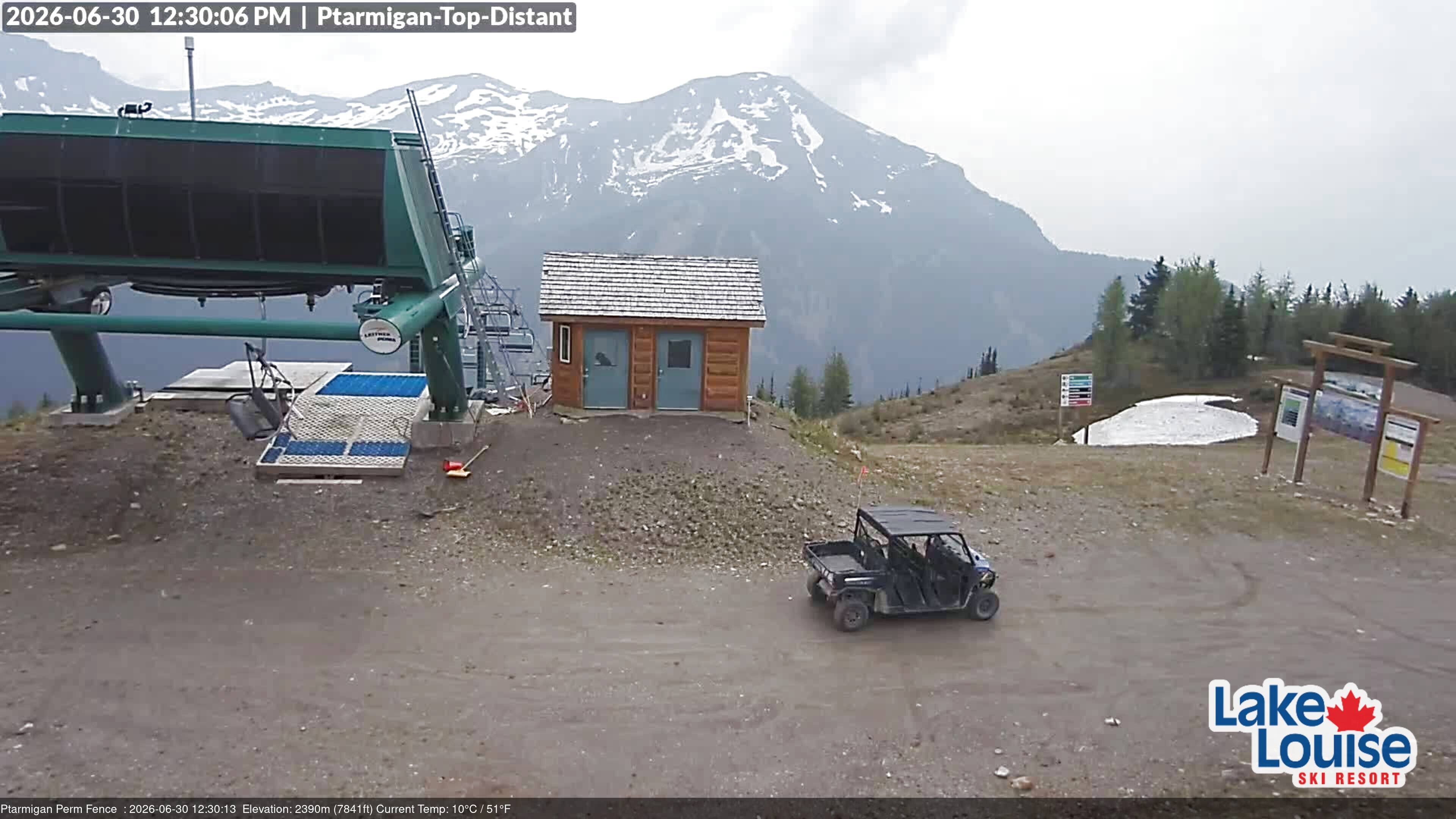 Archived image Webcam Outlook Chateau Lake Louise