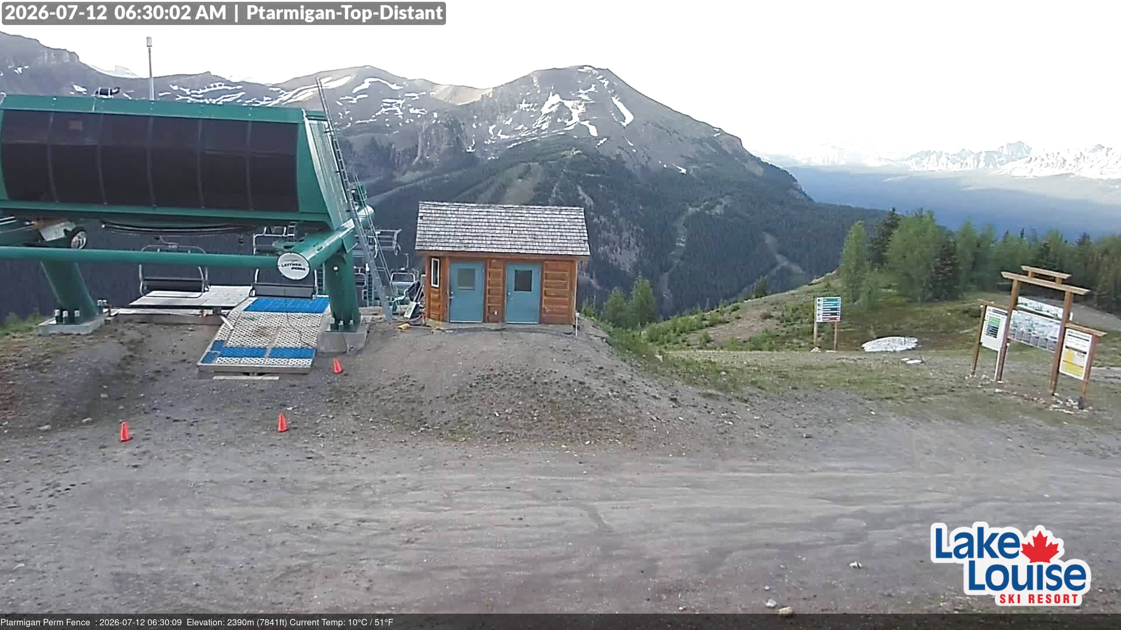 Archiv Foto Webcam Ausblick Chateau Lake Louise