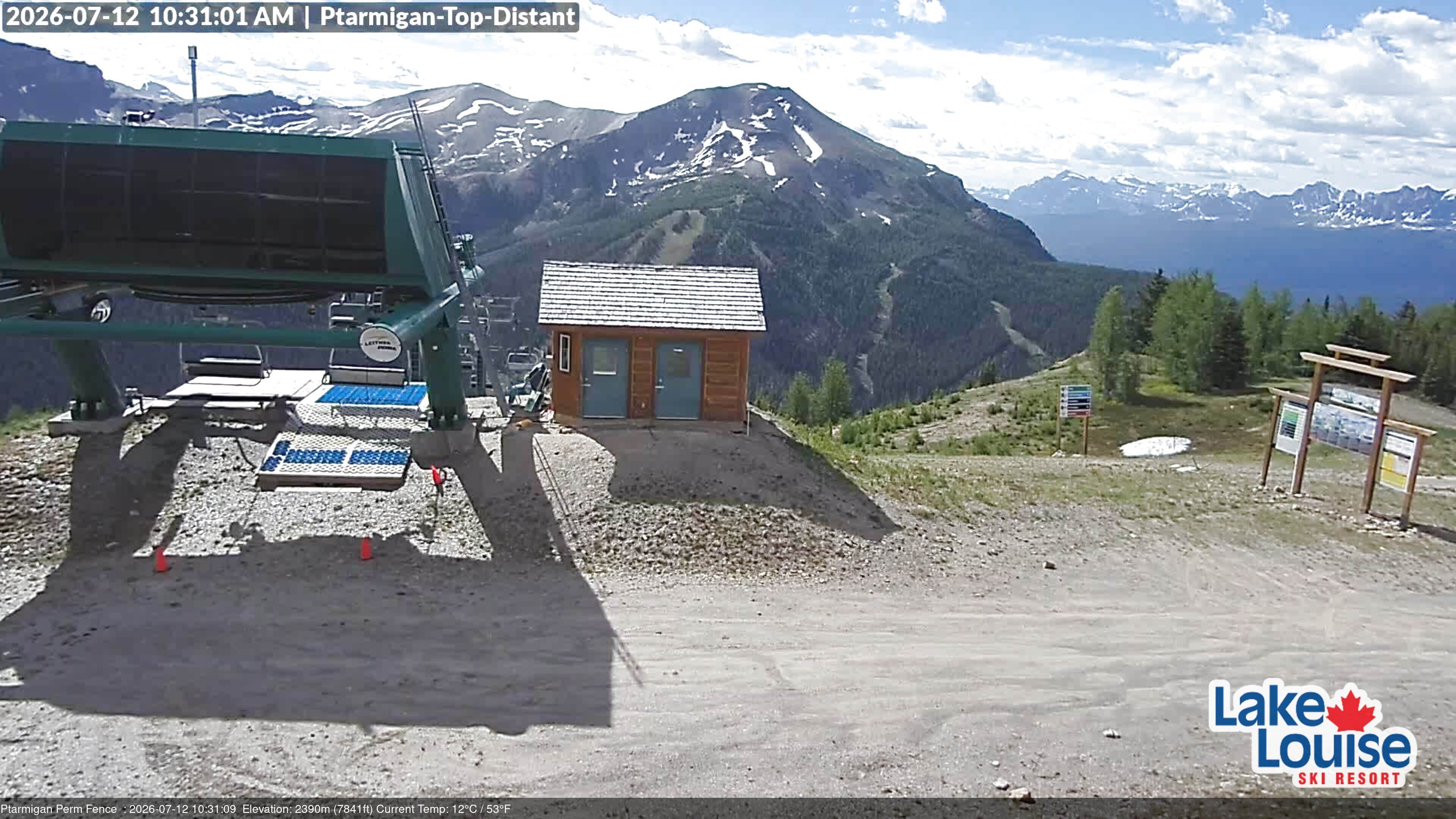 Archiv Foto Webcam Ausblick Chateau Lake Louise