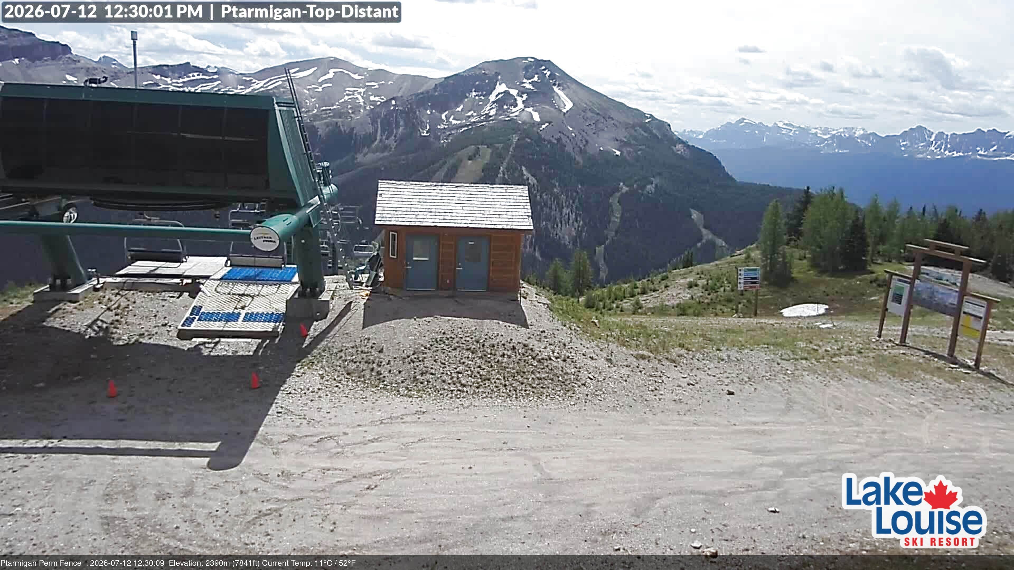 Archiv Foto Webcam Ausblick Chateau Lake Louise