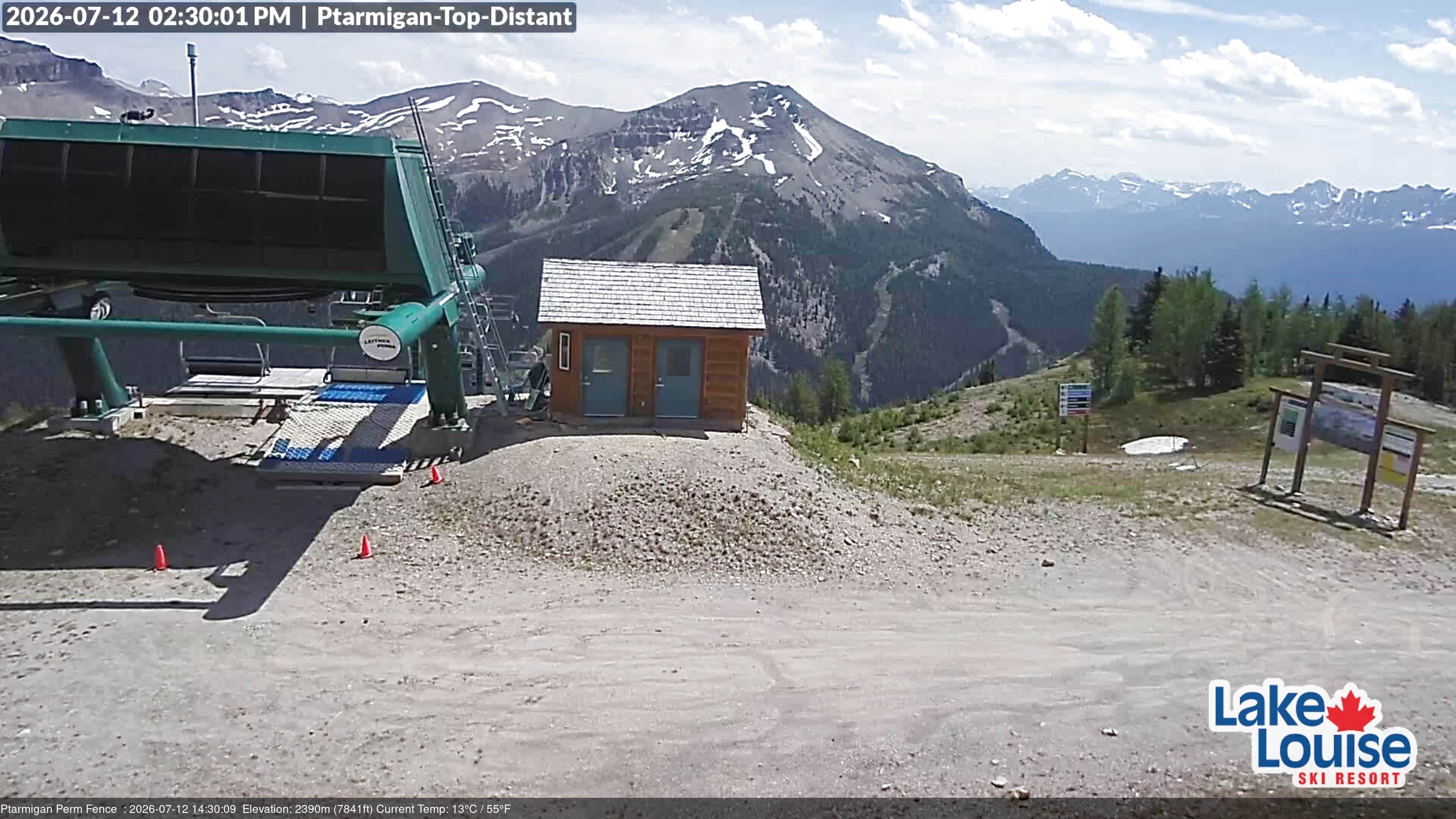 Archiv Foto Webcam Ausblick Chateau Lake Louise