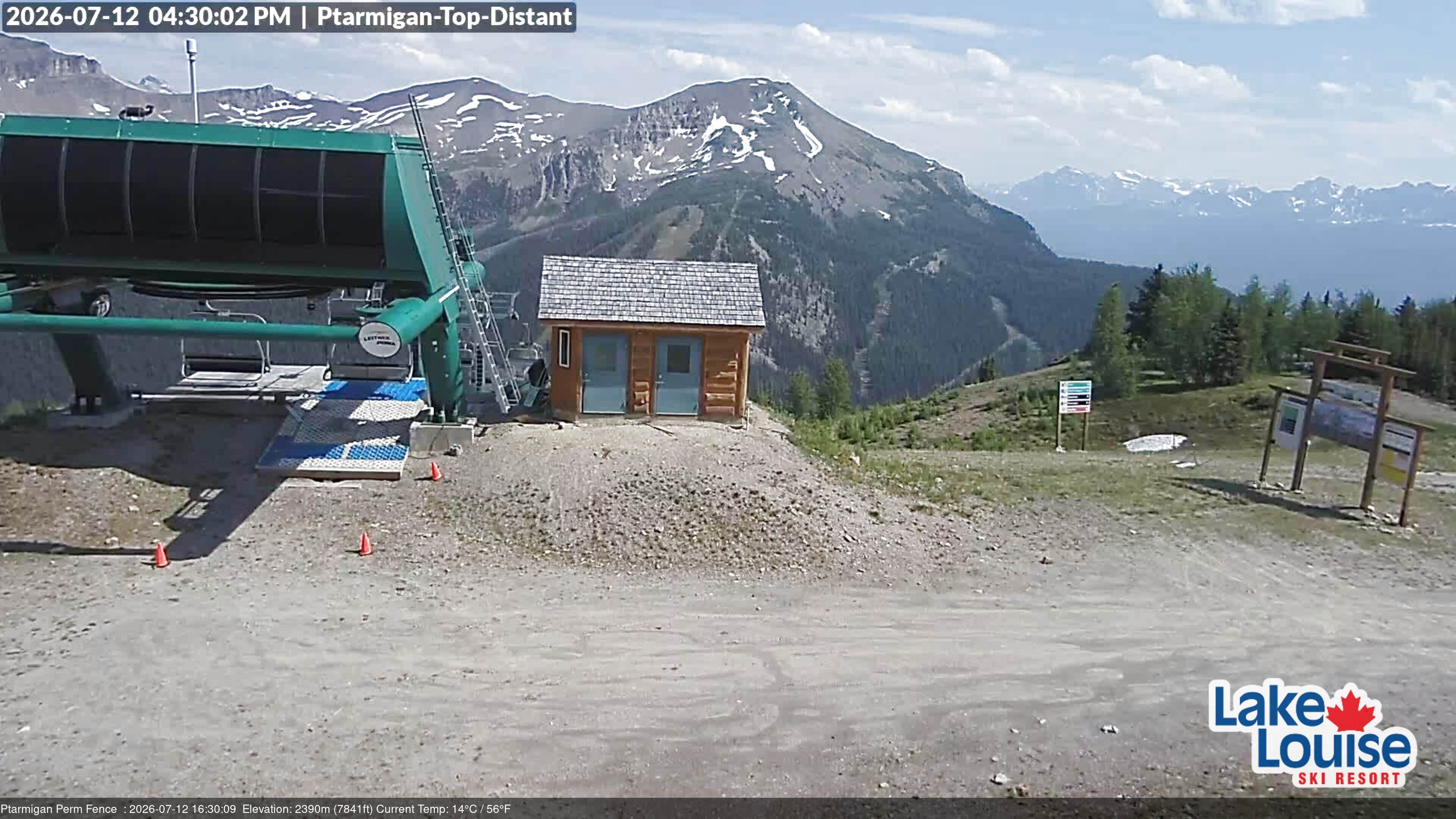 Archiv Foto Webcam Ausblick Chateau Lake Louise