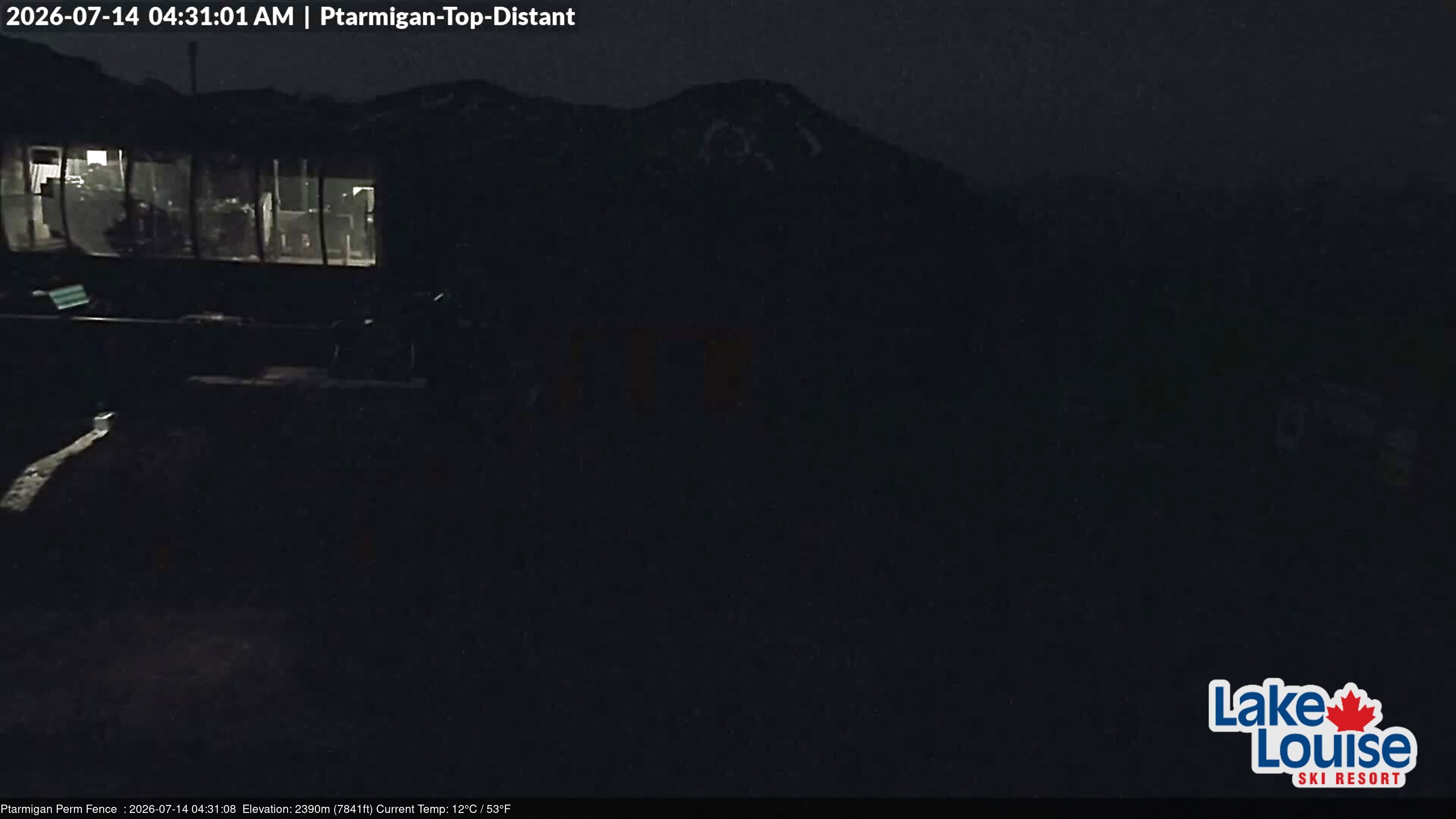 Archived image Webcam Outlook Chateau Lake Louise