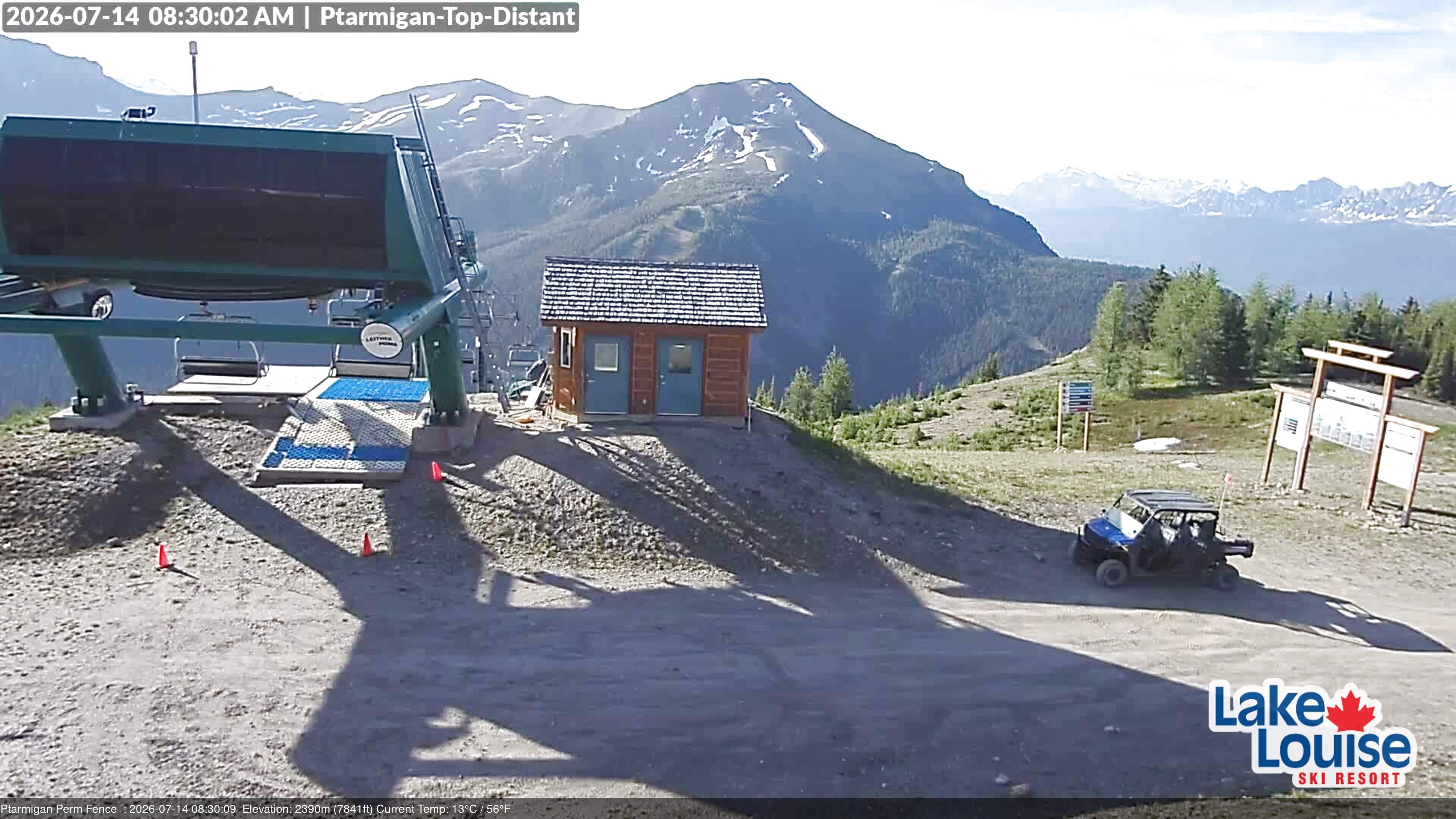 Archived image Webcam Outlook Chateau Lake Louise