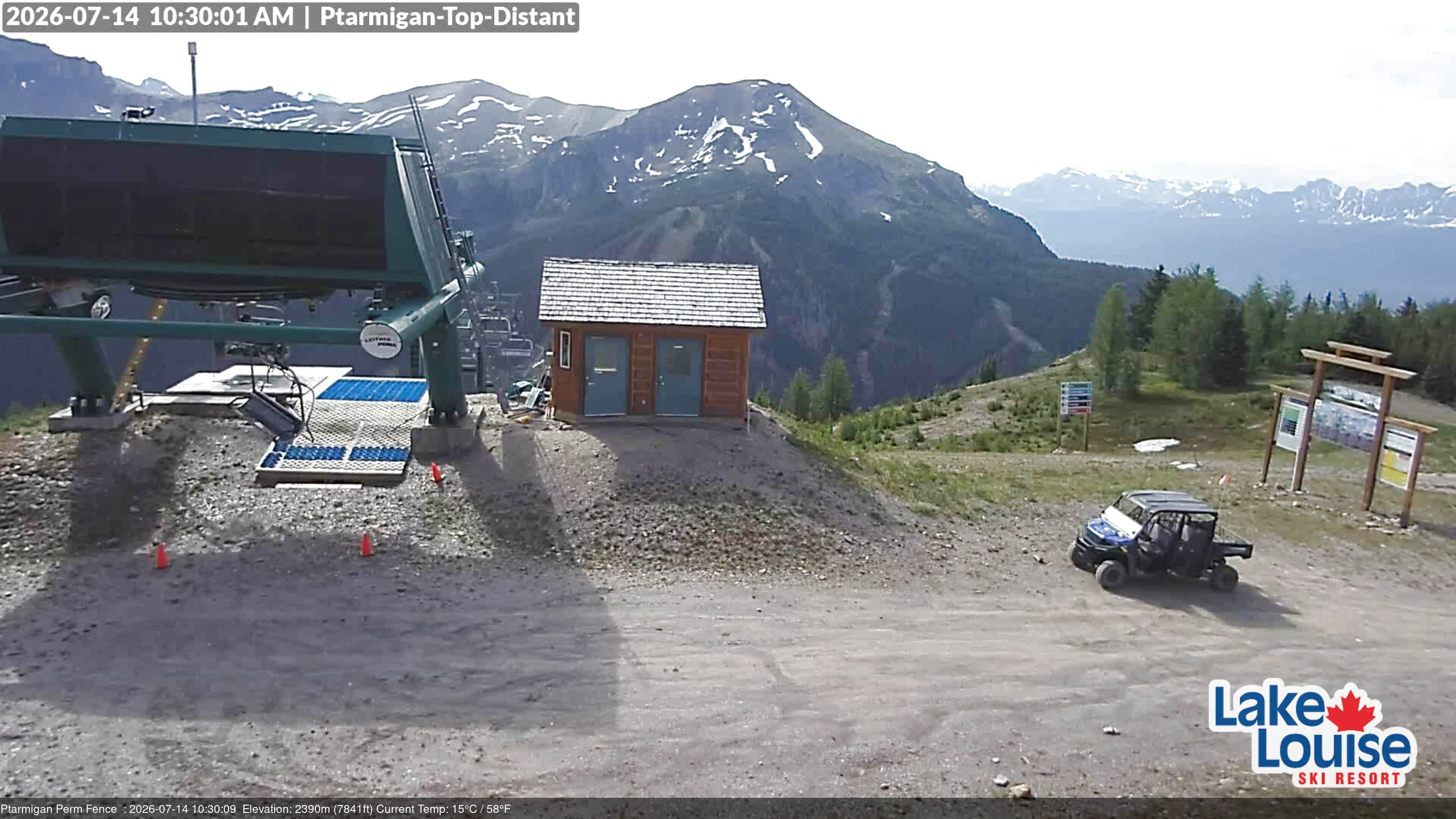 Archived image Webcam Outlook Chateau Lake Louise