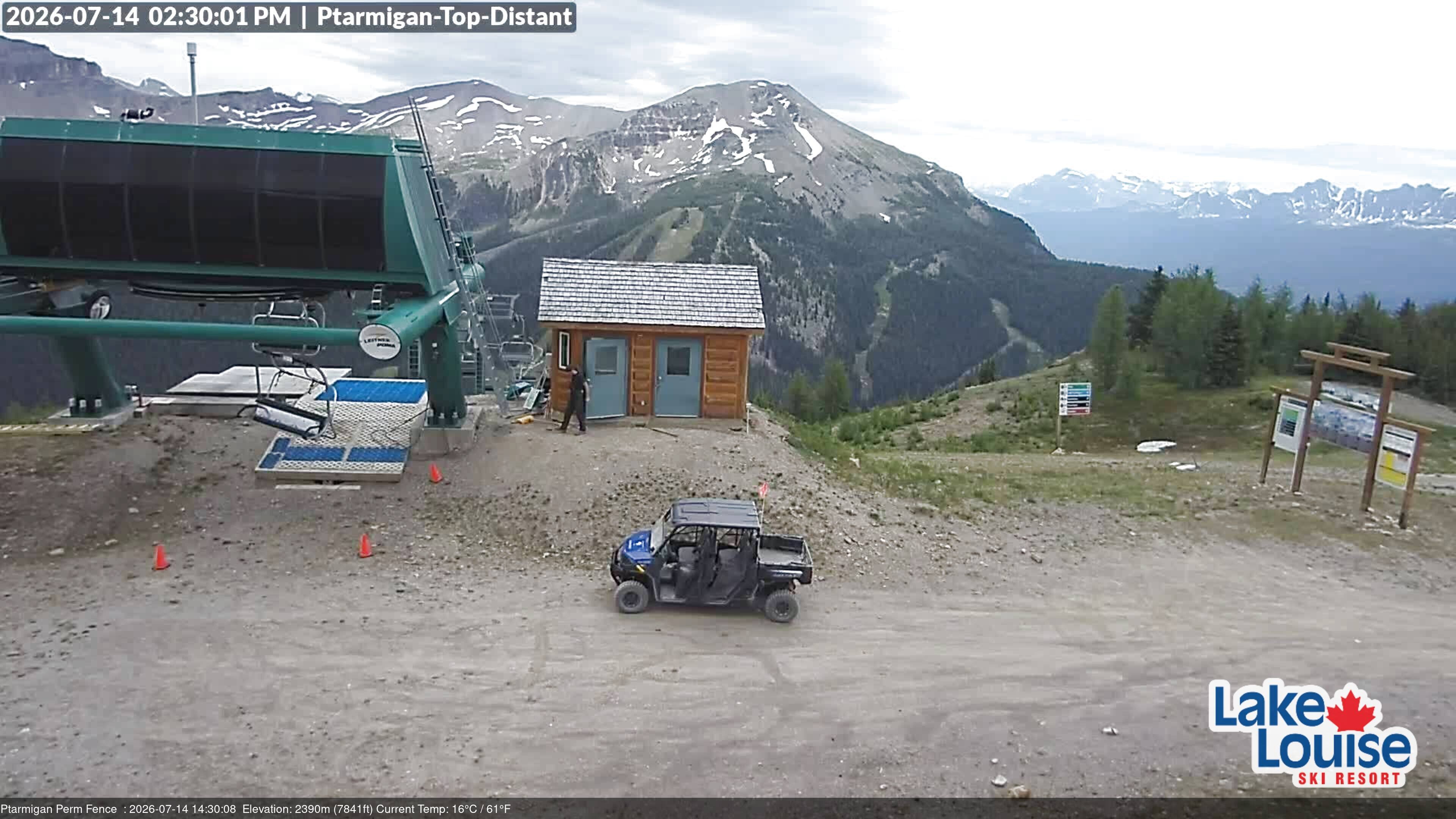 Archived image Webcam Outlook Chateau Lake Louise