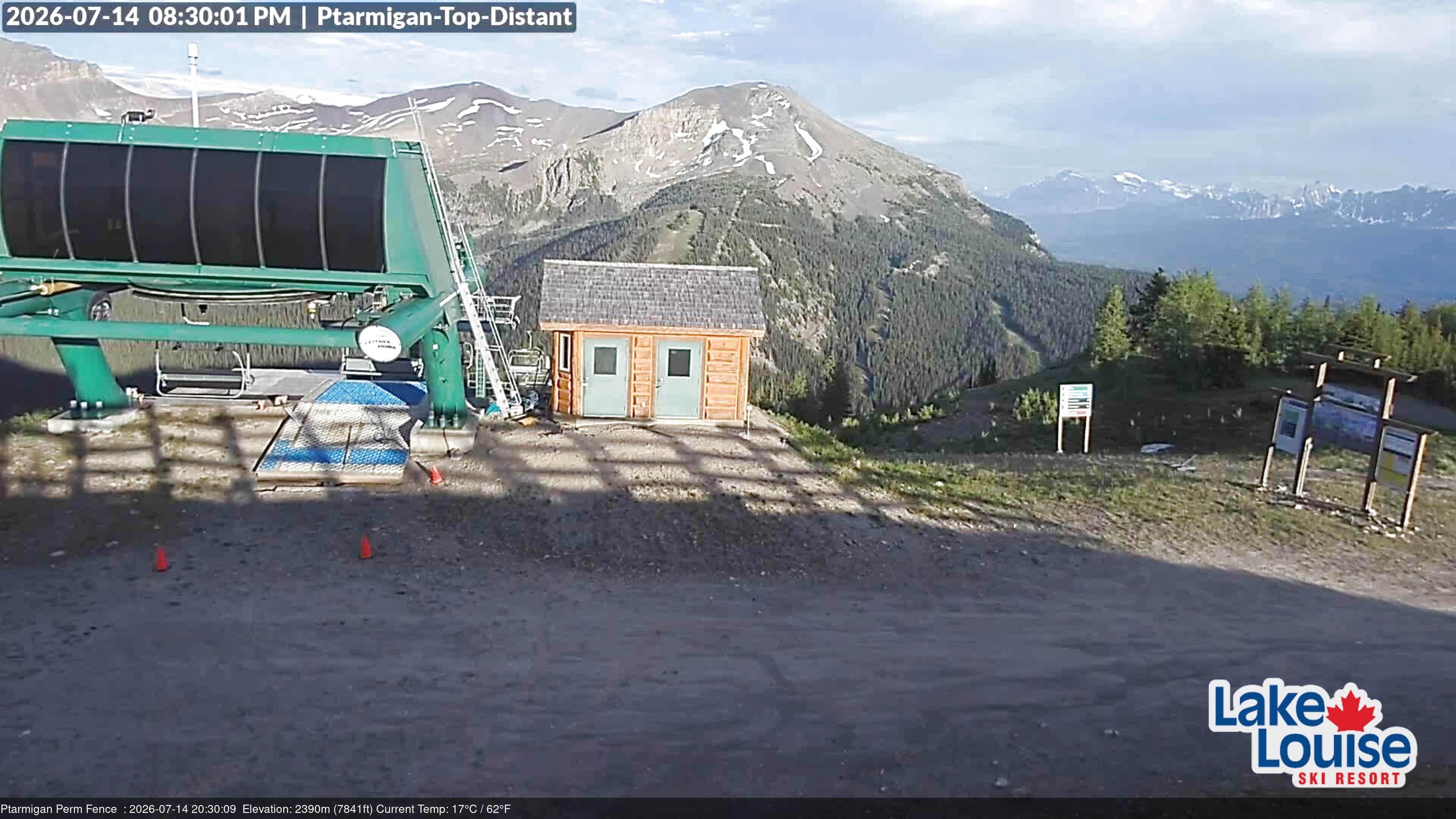 Archived image Webcam Outlook Chateau Lake Louise