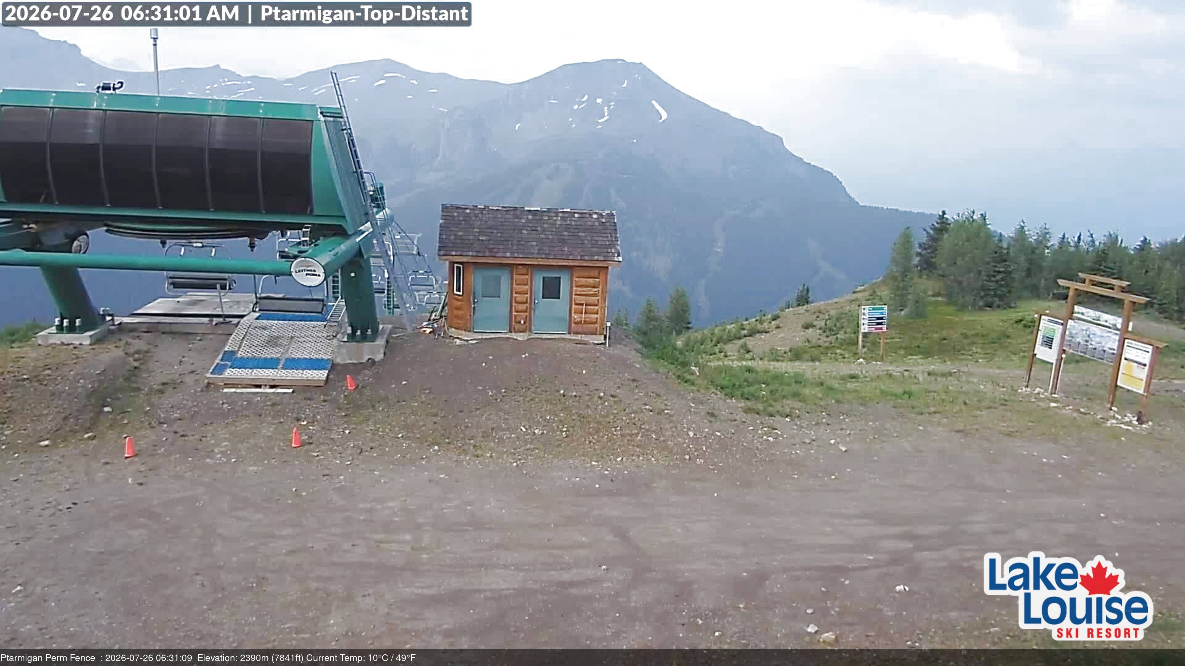 Archived image Webcam Outlook Chateau Lake Louise