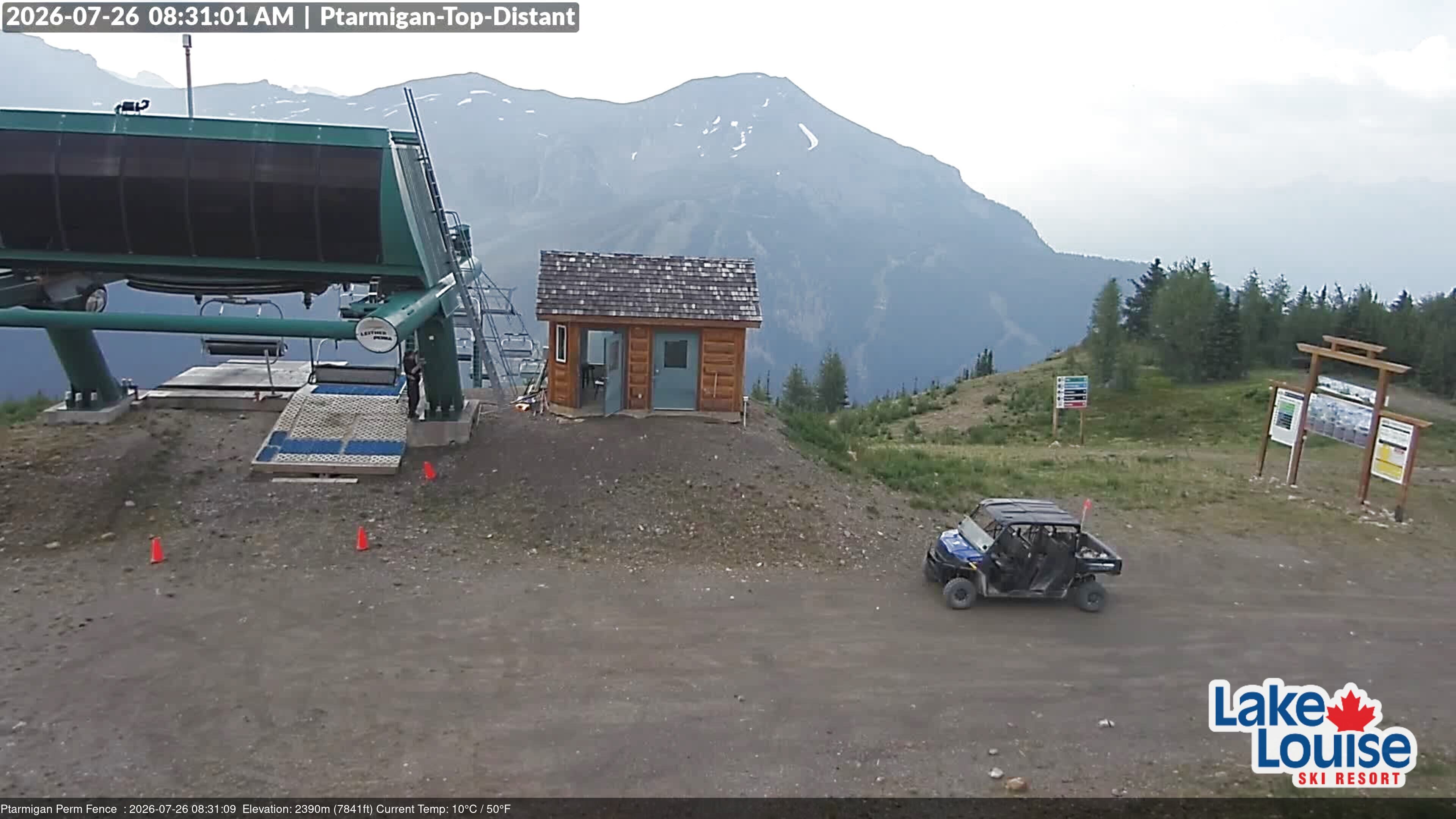 Archived image Webcam Outlook Chateau Lake Louise