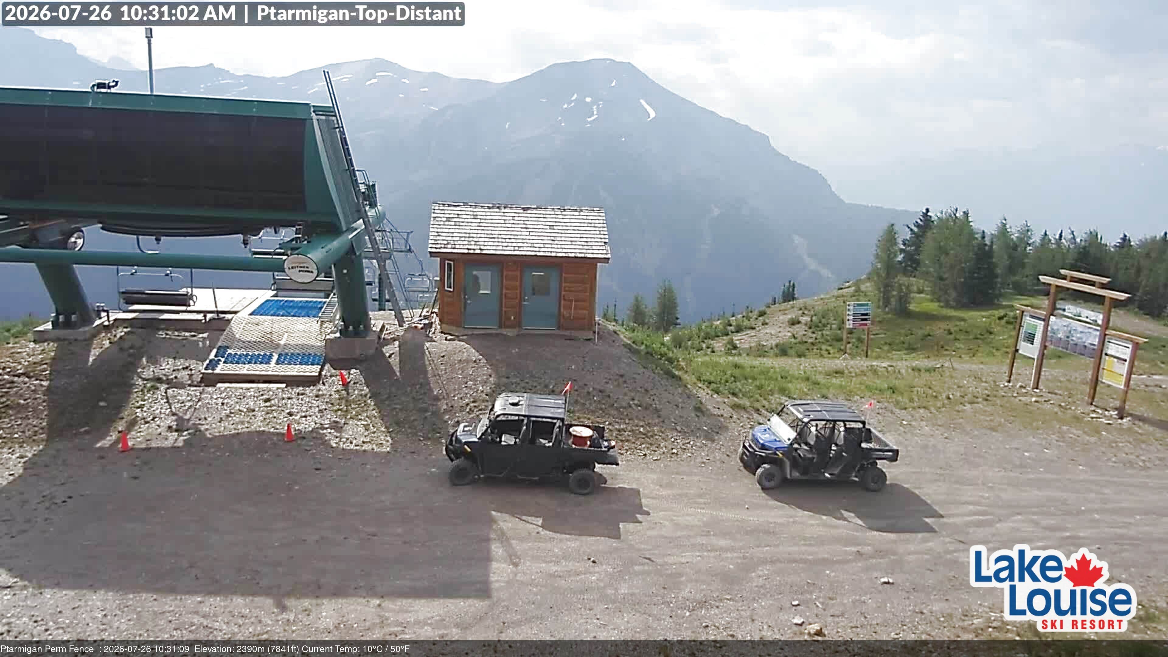 Archived image Webcam Outlook Chateau Lake Louise