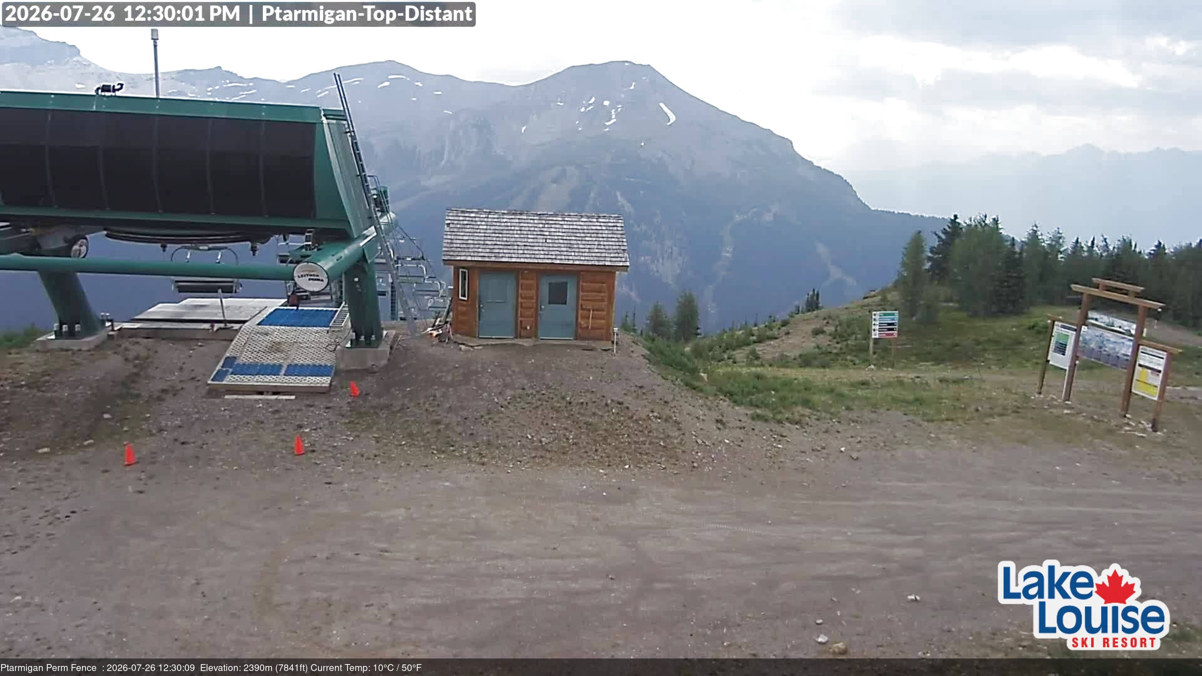 Archived image Webcam Outlook Chateau Lake Louise