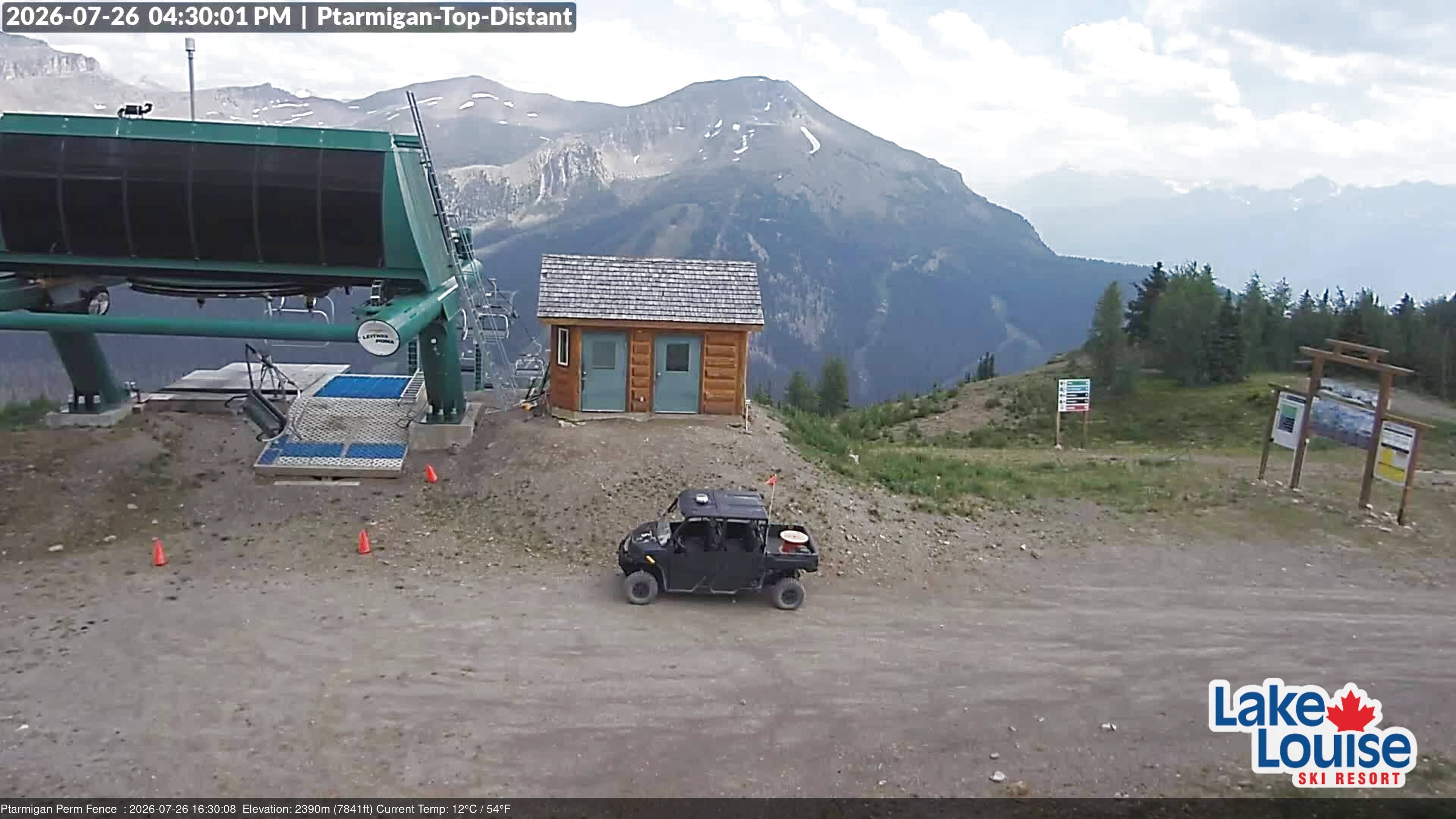 Archived image Webcam Outlook Chateau Lake Louise