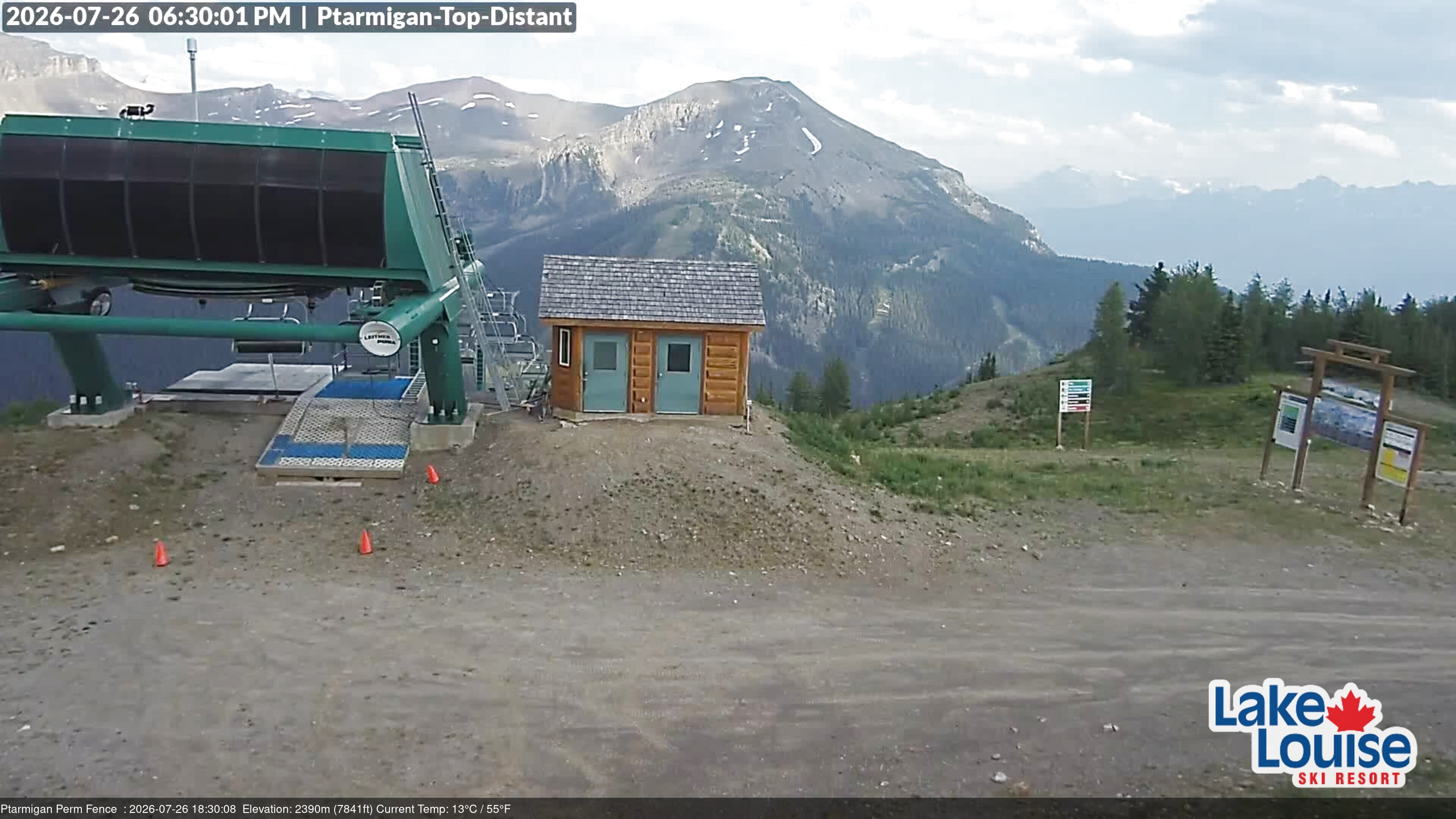 Archived image Webcam Outlook Chateau Lake Louise