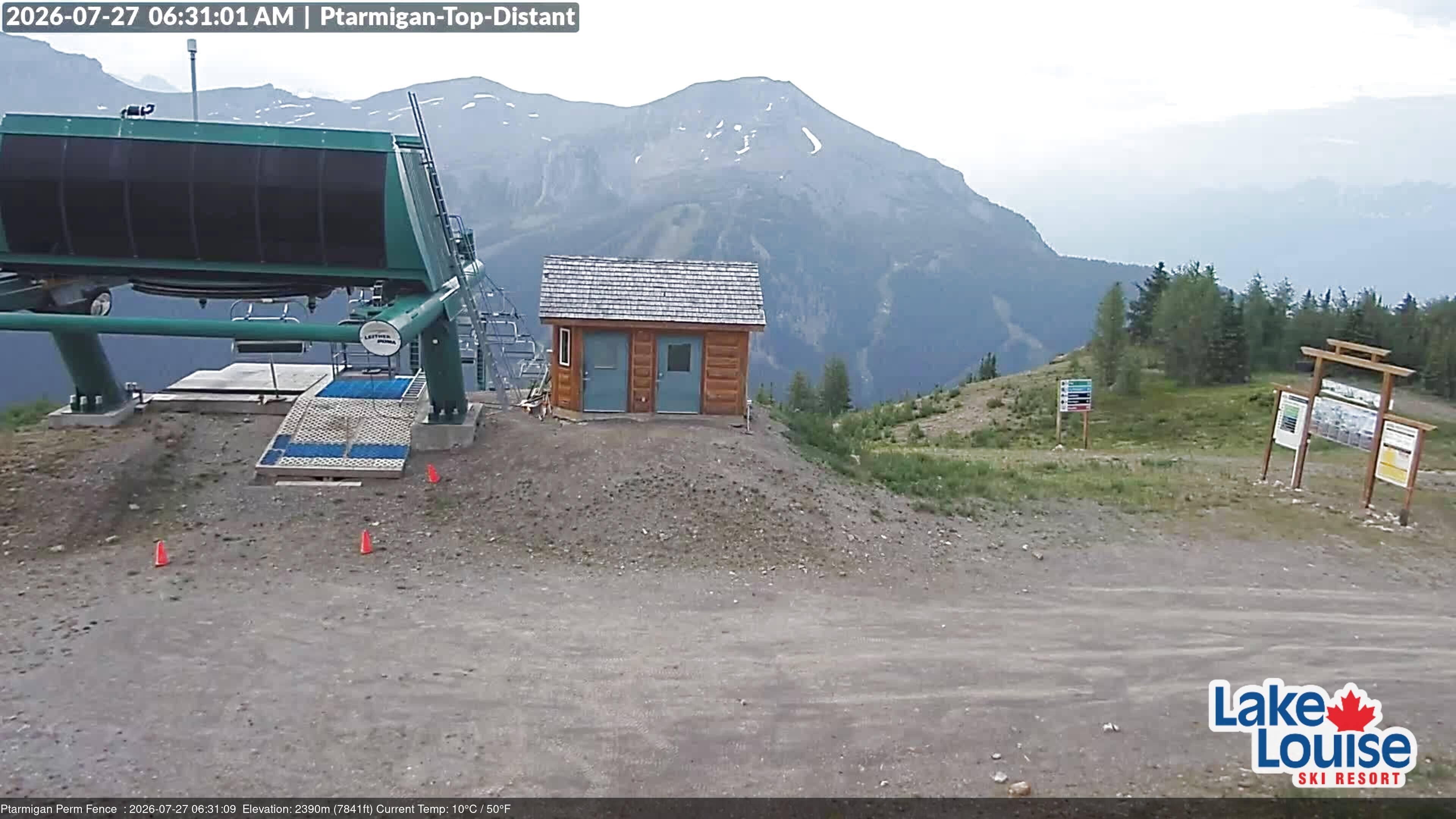 Archiv Foto Webcam Ausblick Chateau Lake Louise