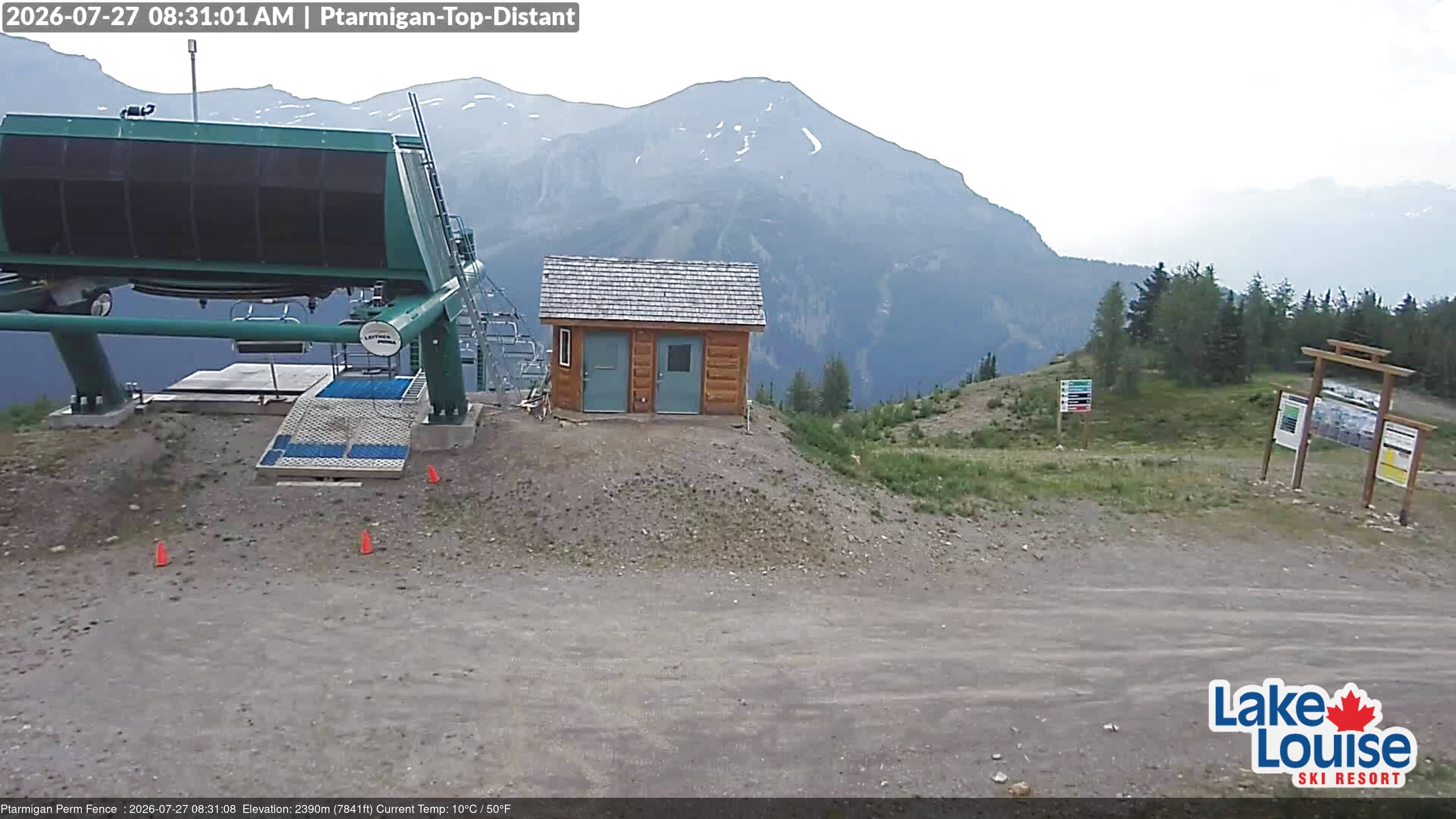 Archived image Webcam Outlook Chateau Lake Louise