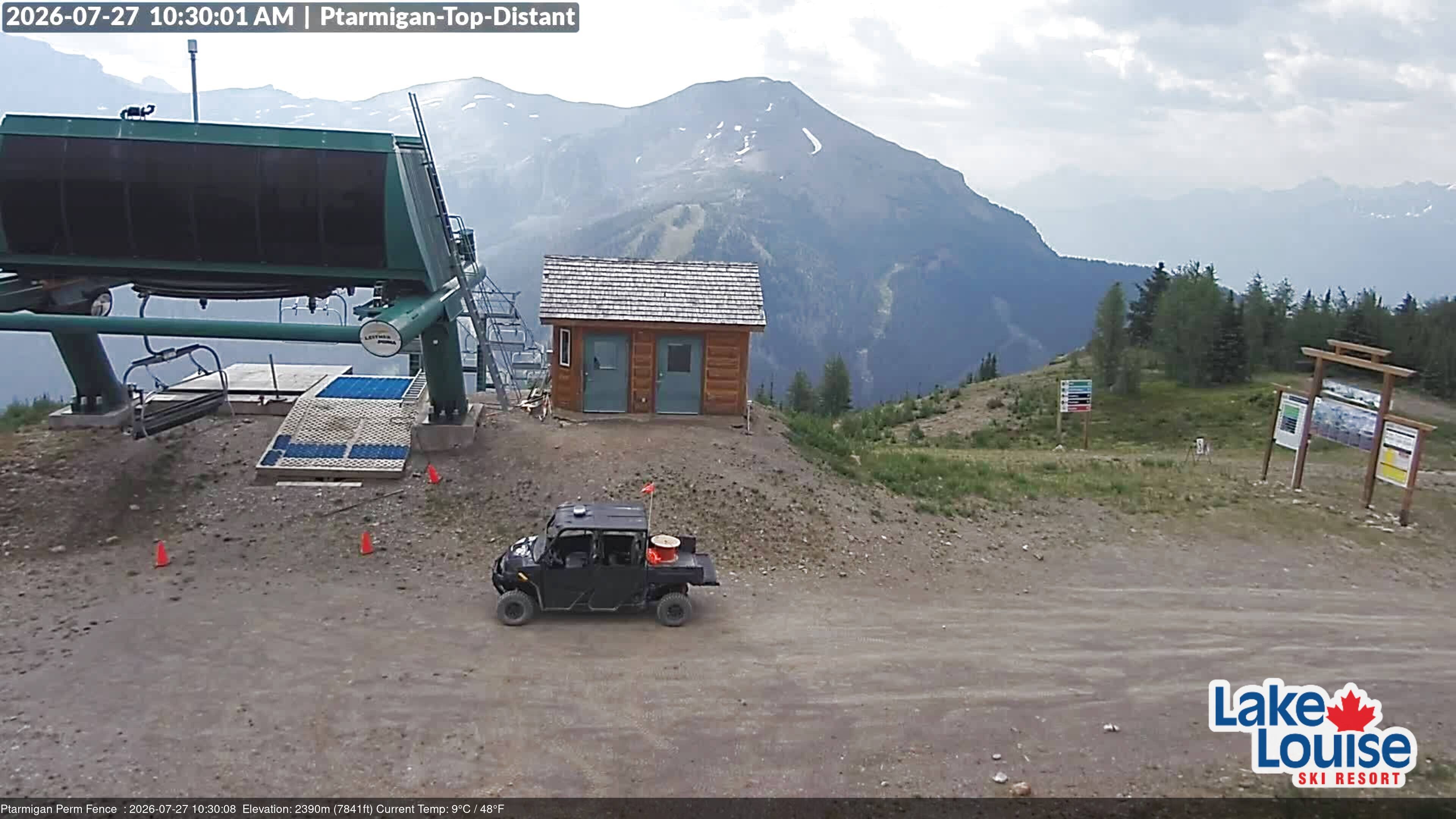 Archiv Foto Webcam Ausblick Chateau Lake Louise