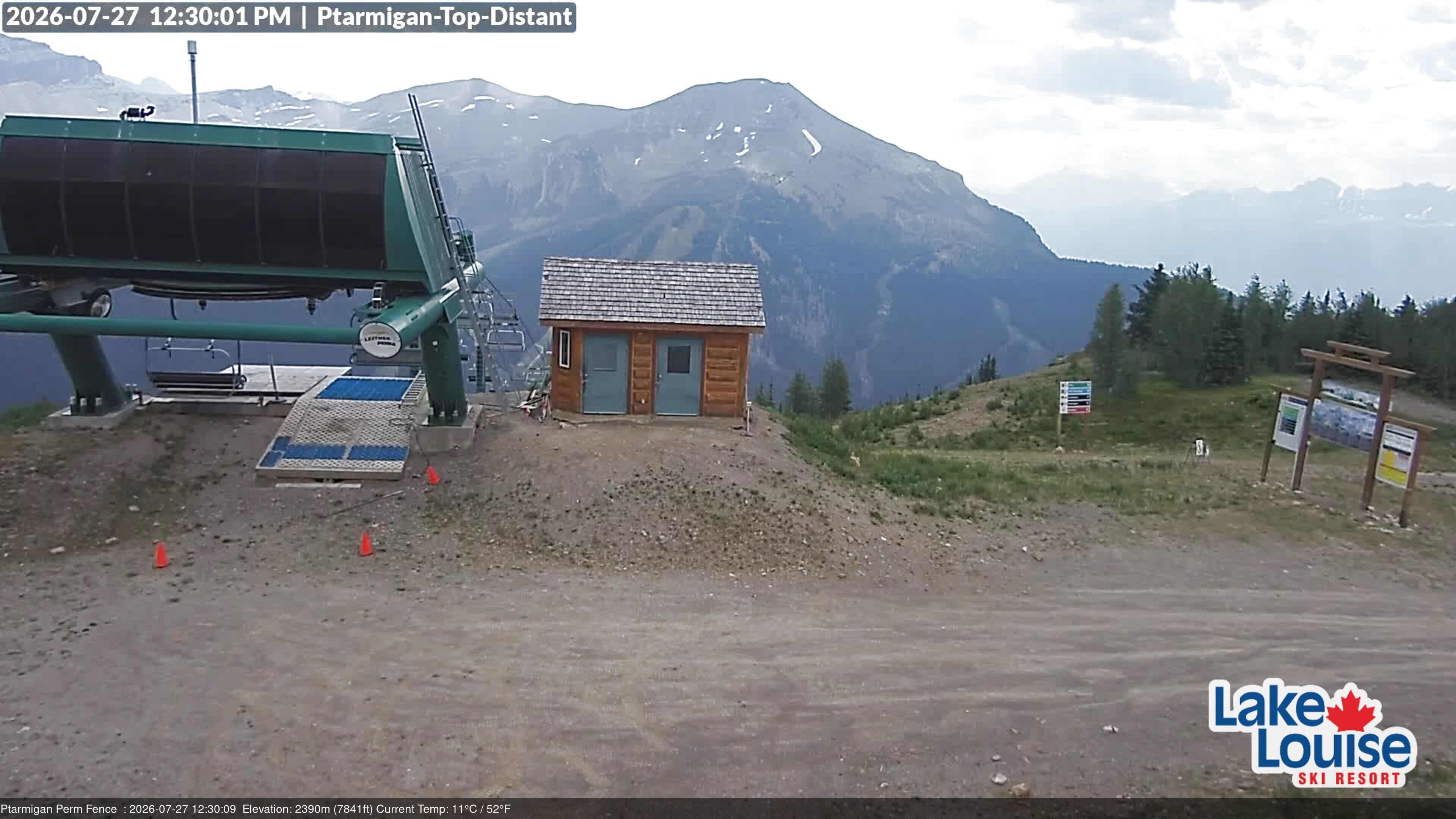 Archiv Foto Webcam Ausblick Chateau Lake Louise