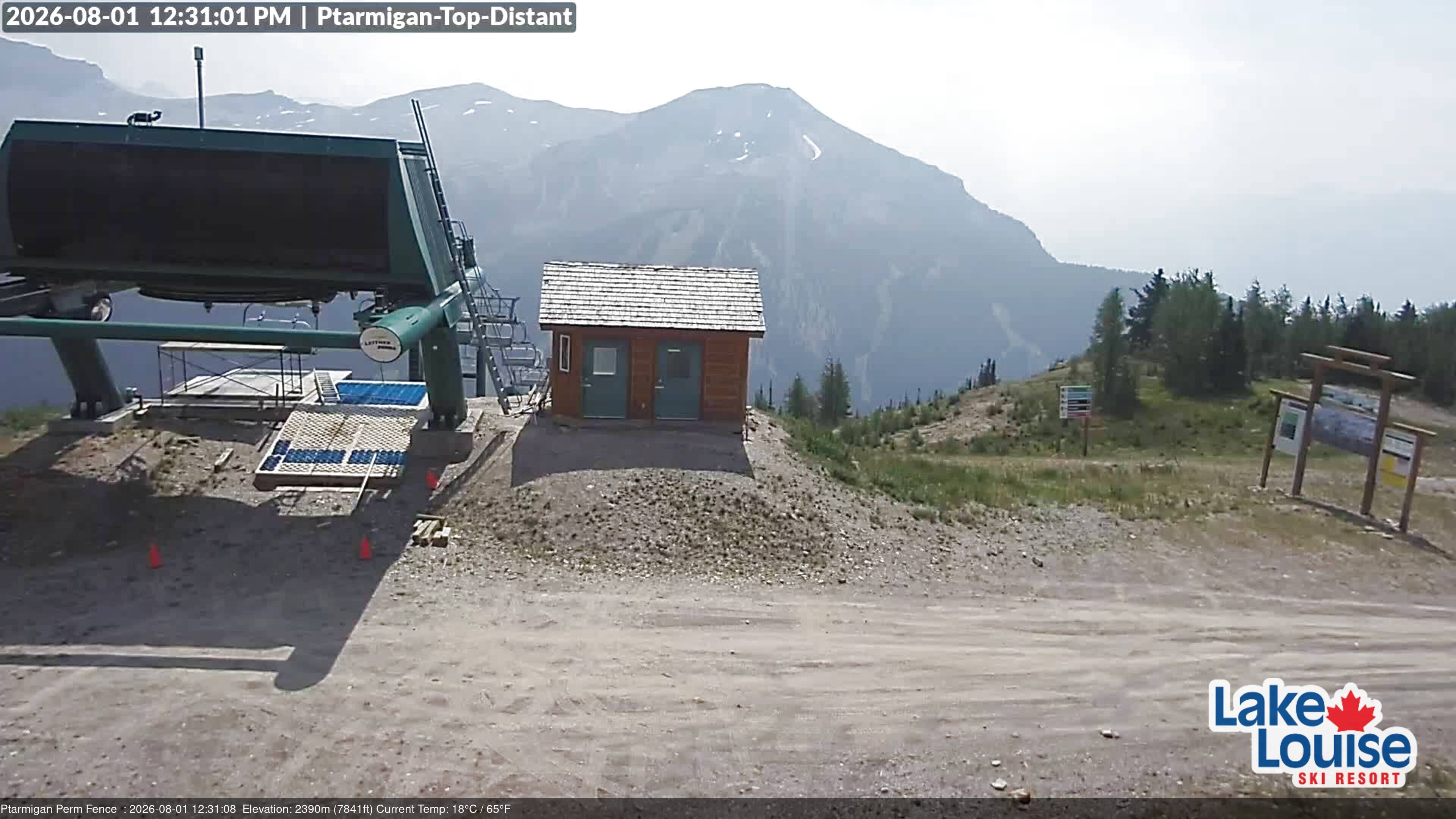 Archived image Webcam Outlook Chateau Lake Louise