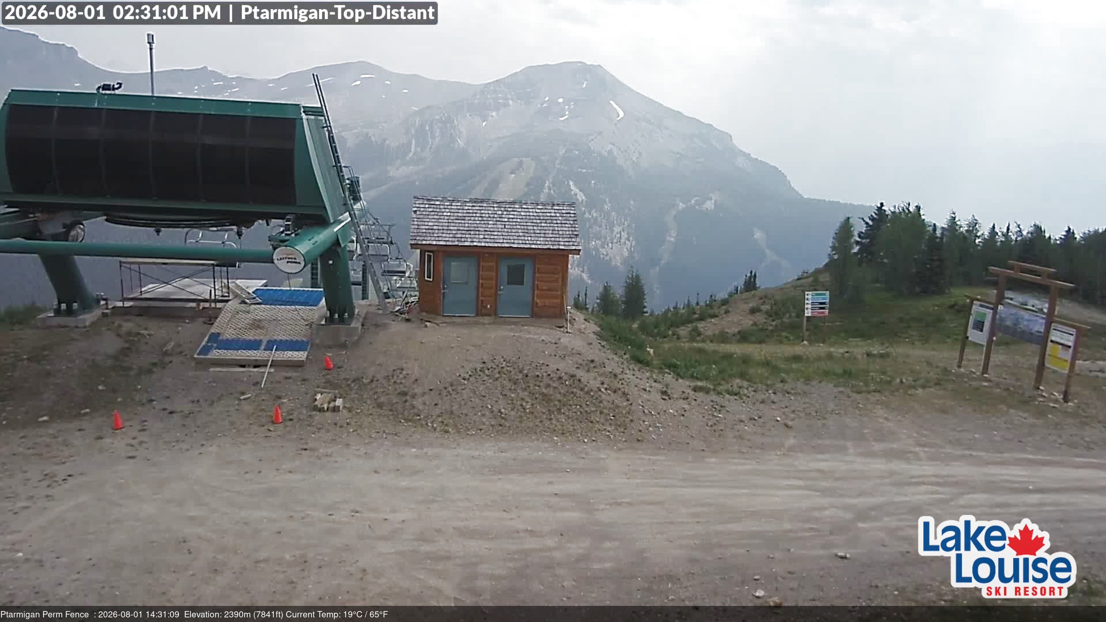 Archived image Webcam Outlook Chateau Lake Louise