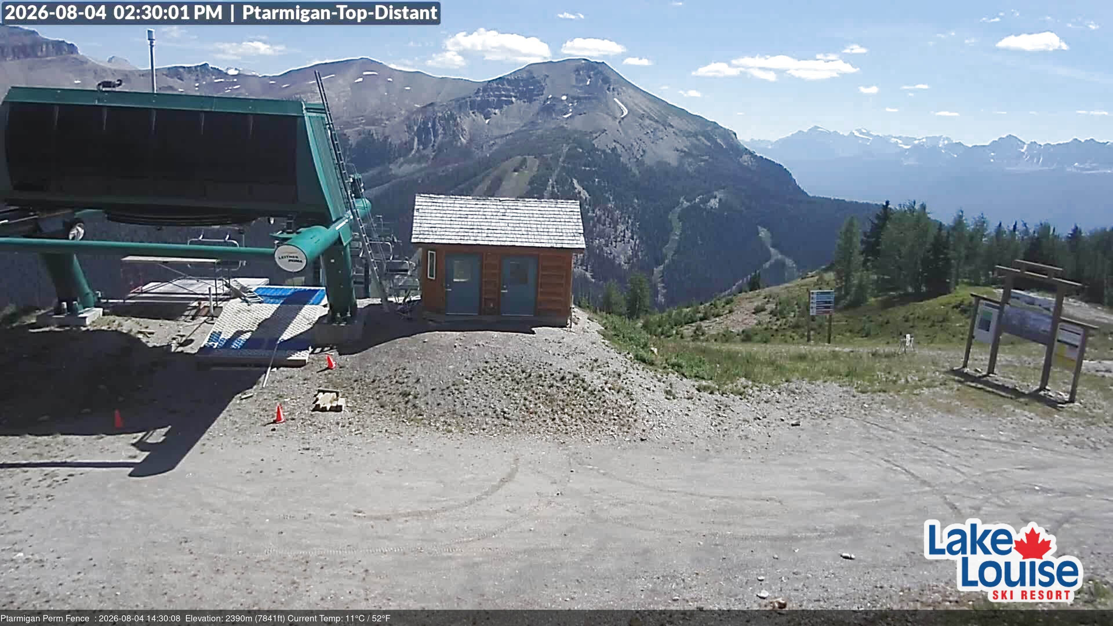 Archiv Foto Webcam Ausblick Chateau Lake Louise