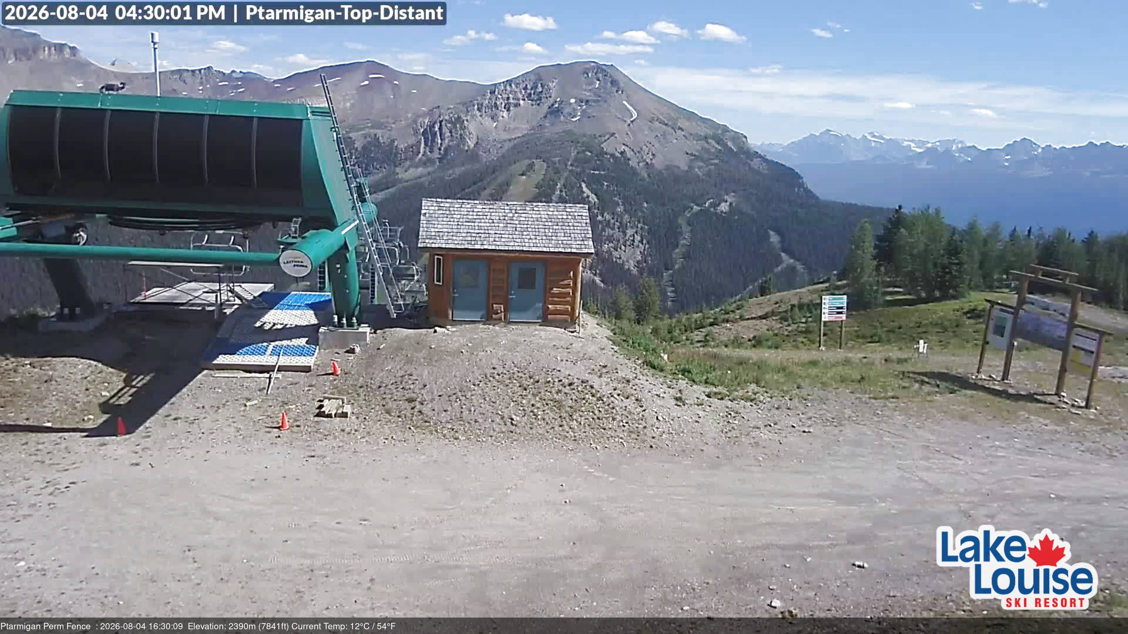 Archiv Foto Webcam Ausblick Chateau Lake Louise
