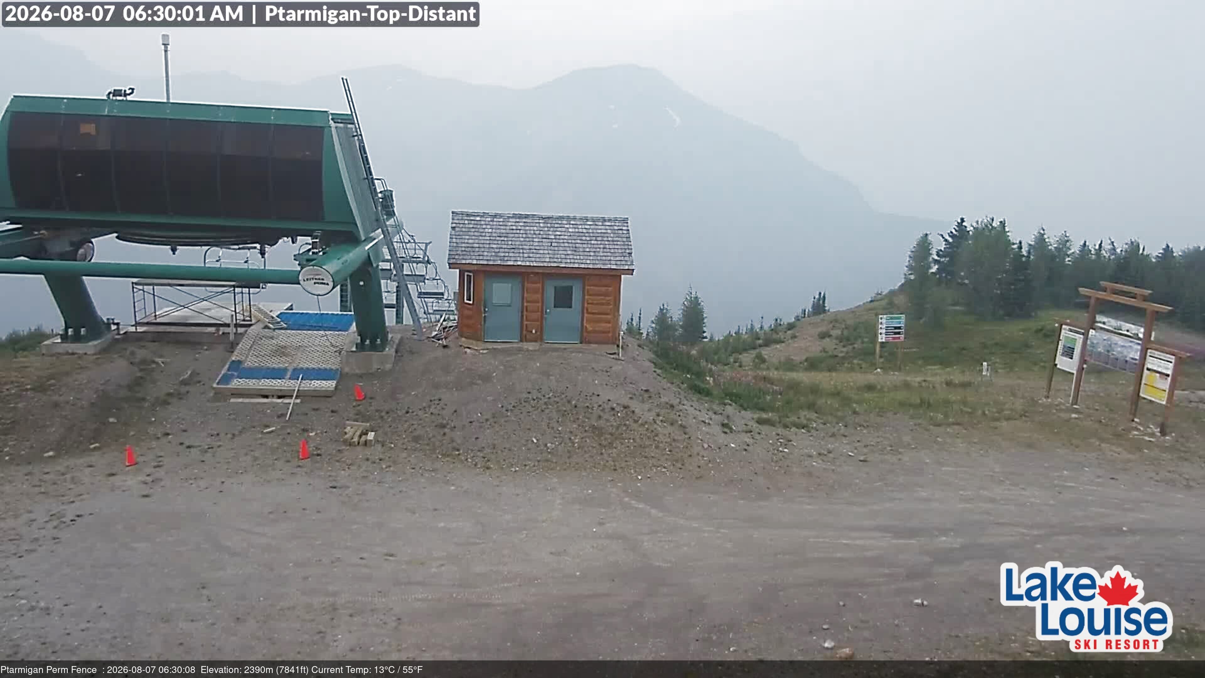 Archived image Webcam Outlook Chateau Lake Louise