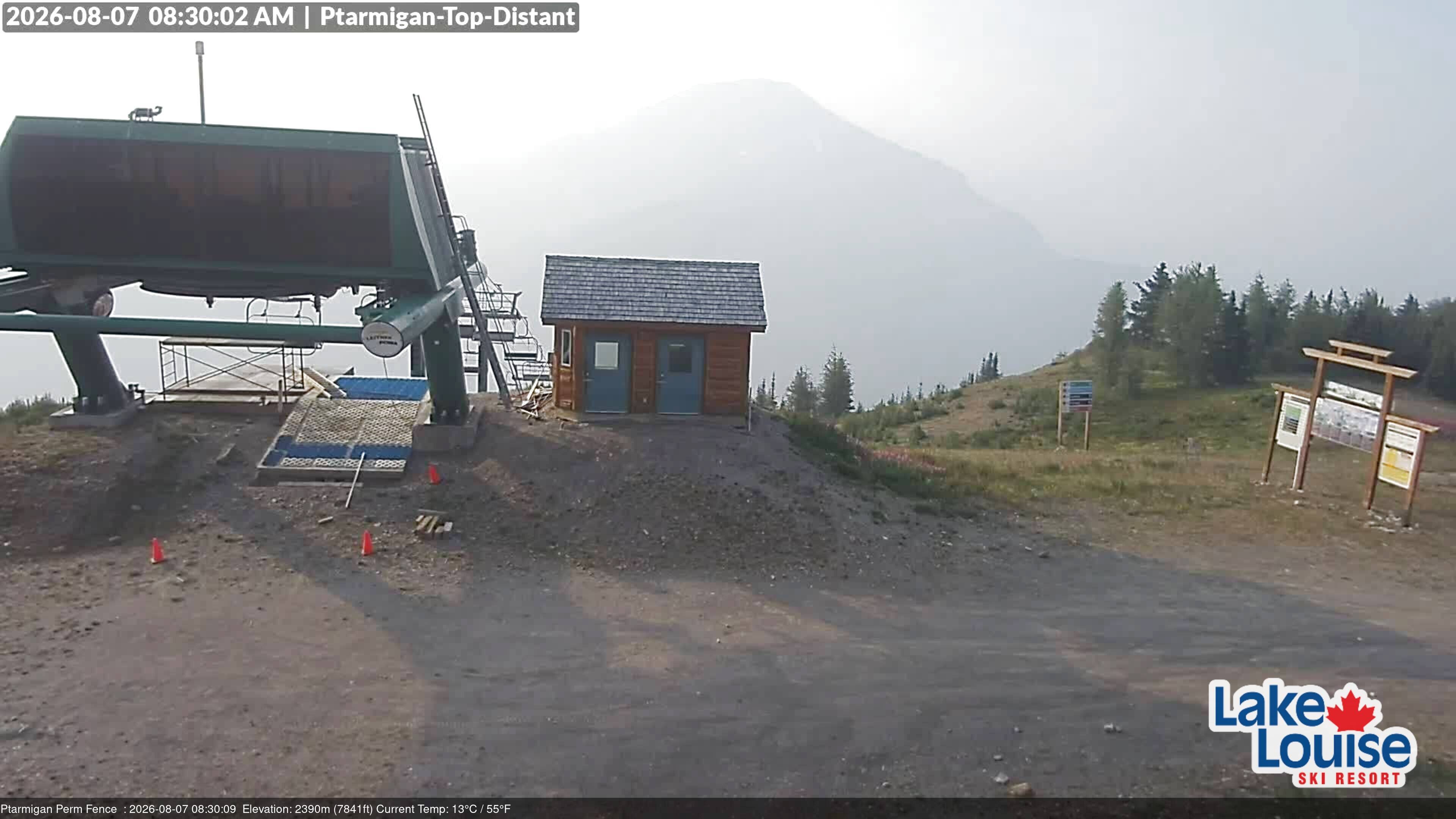 Archived image Webcam Outlook Chateau Lake Louise
