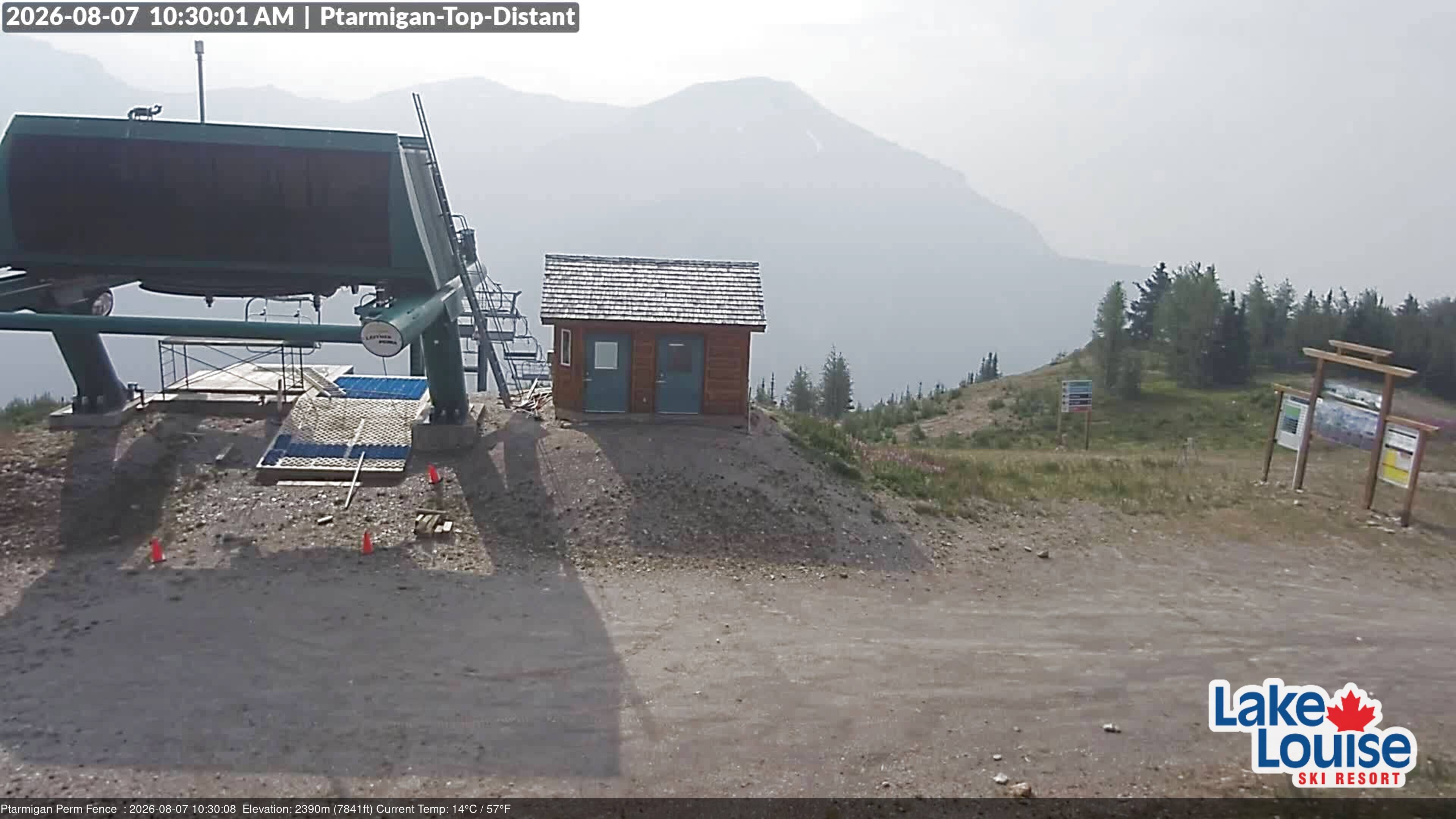 Archived image Webcam Outlook Chateau Lake Louise