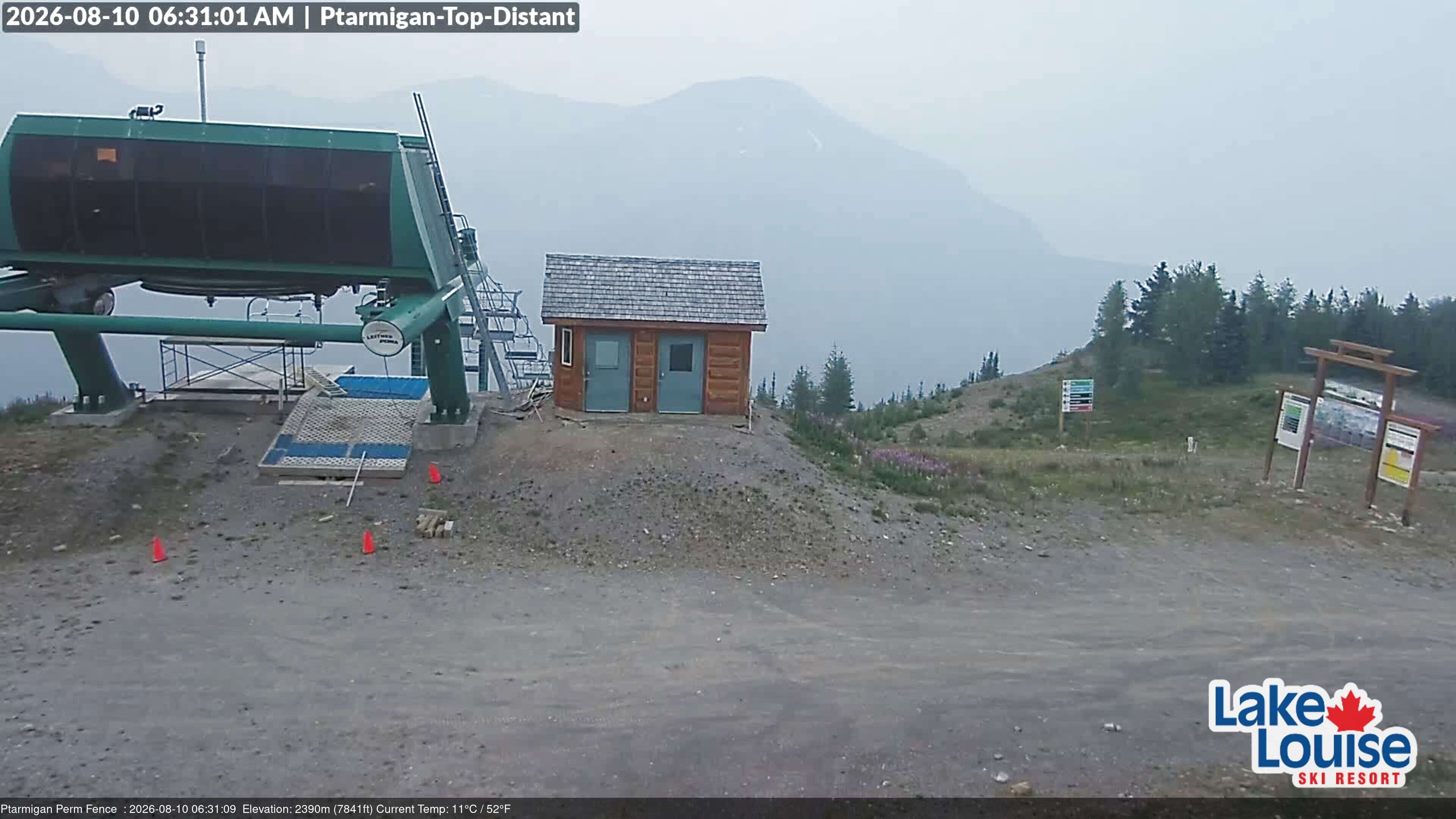 Archiv Foto Webcam Ausblick Chateau Lake Louise