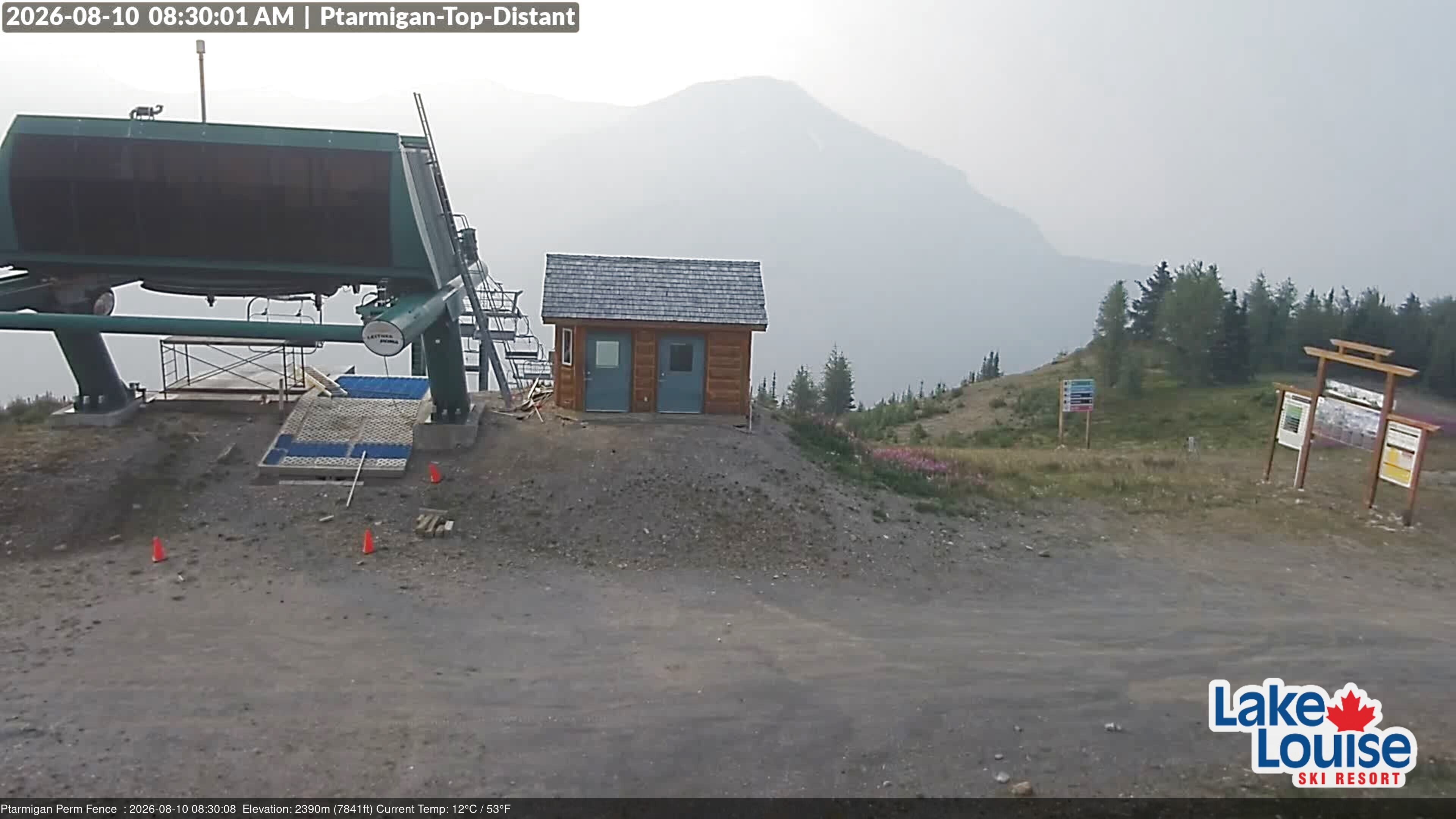 Archived image Webcam Outlook Chateau Lake Louise
