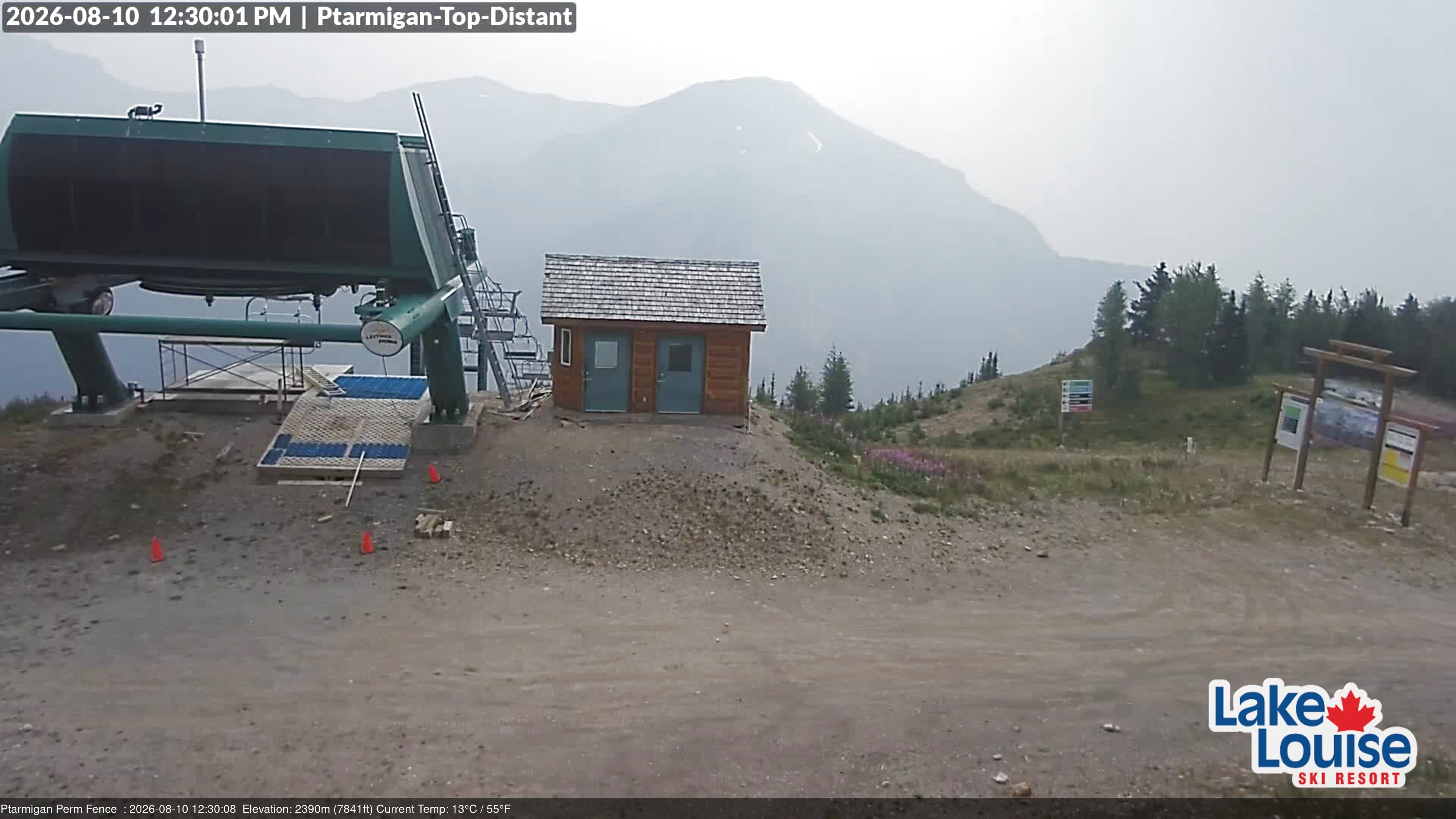 Archived image Webcam Outlook Chateau Lake Louise