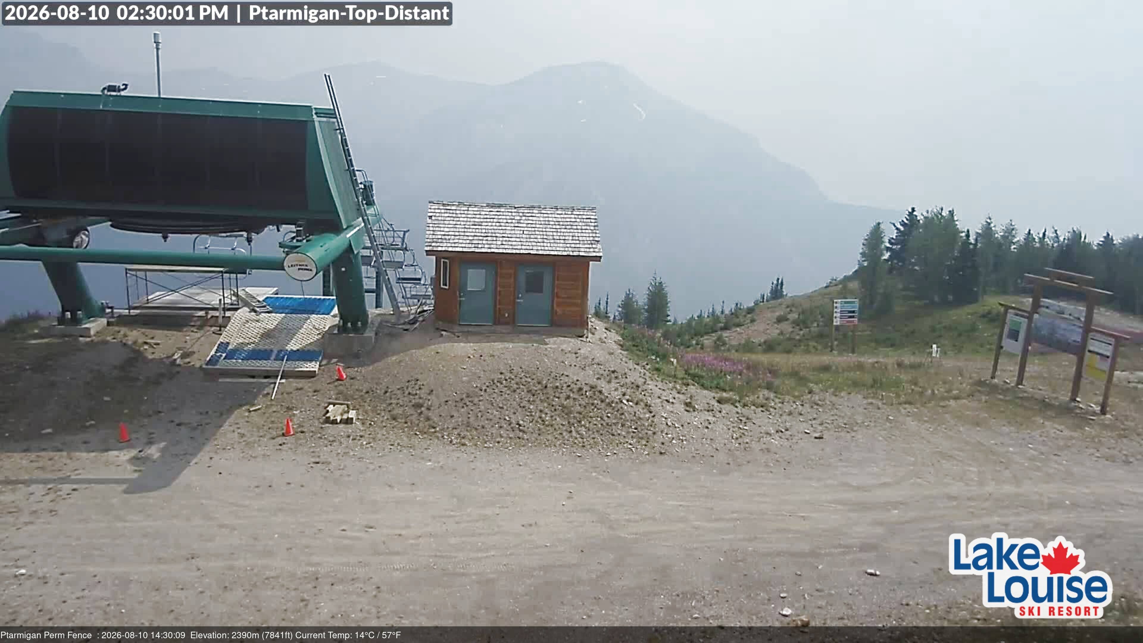 Archived image Webcam Outlook Chateau Lake Louise