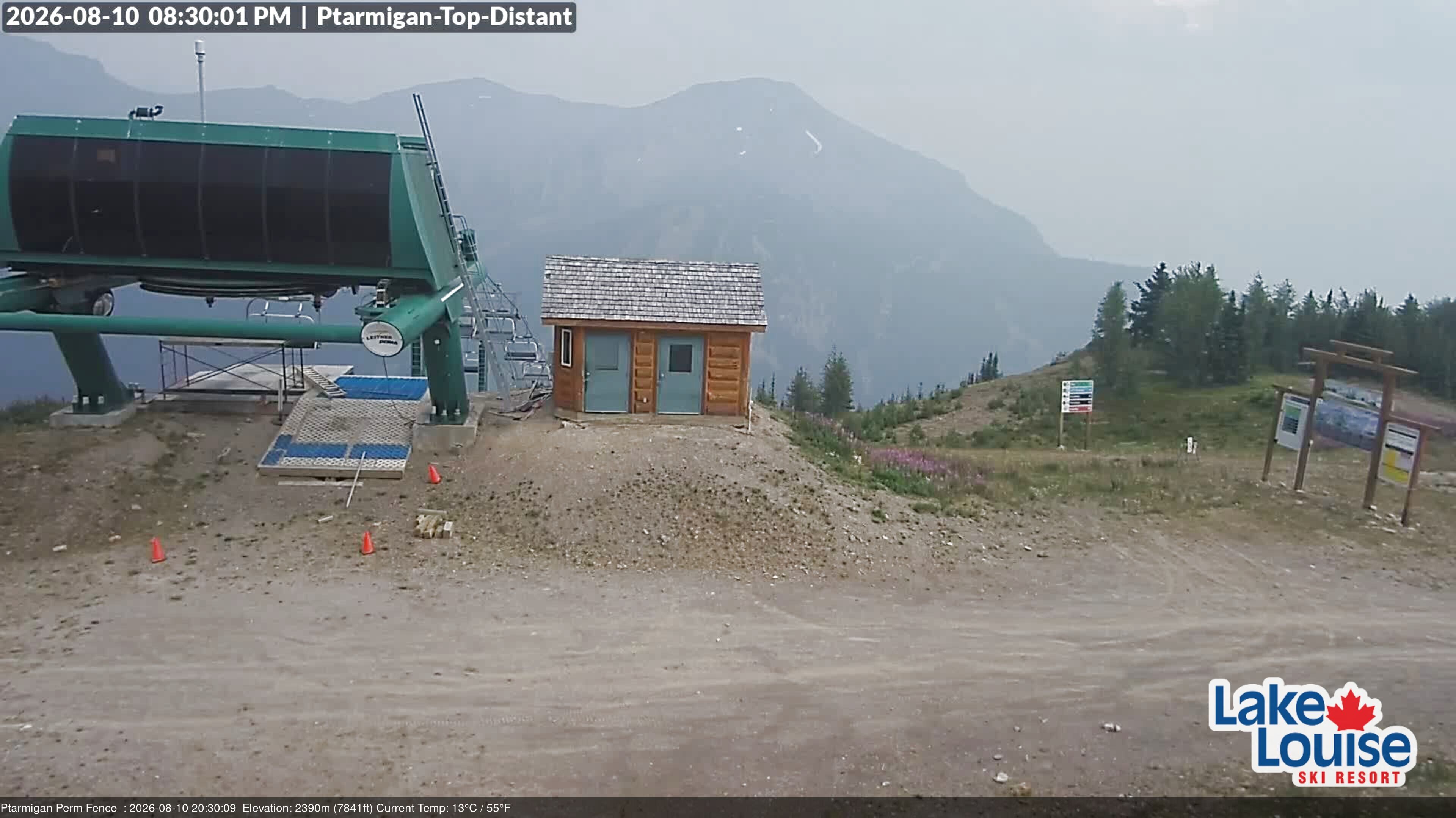 Archived image Webcam Outlook Chateau Lake Louise